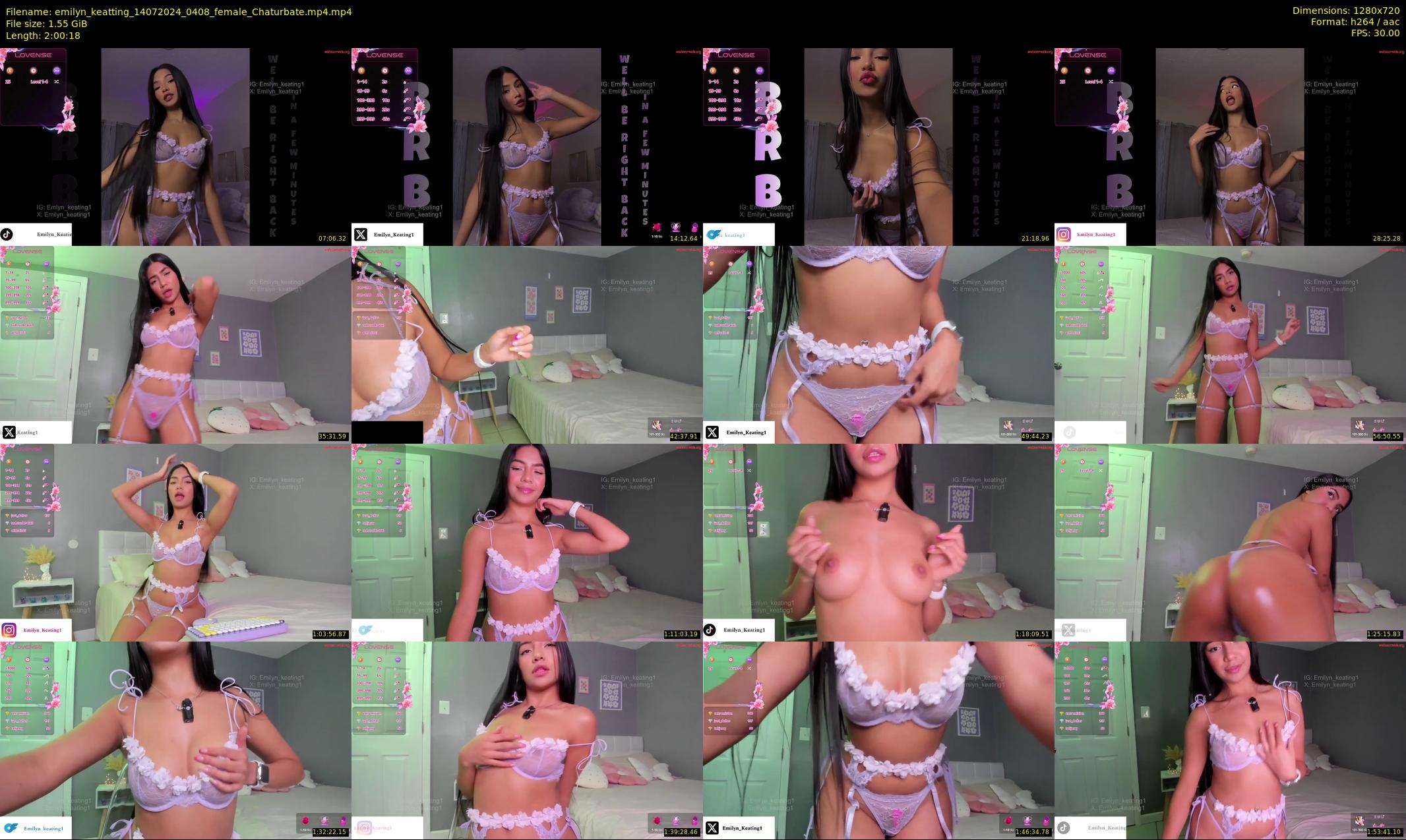emilyn_keatting — 121 minute Chaturbate female cam show recording, 720p, Jul 14, 2024