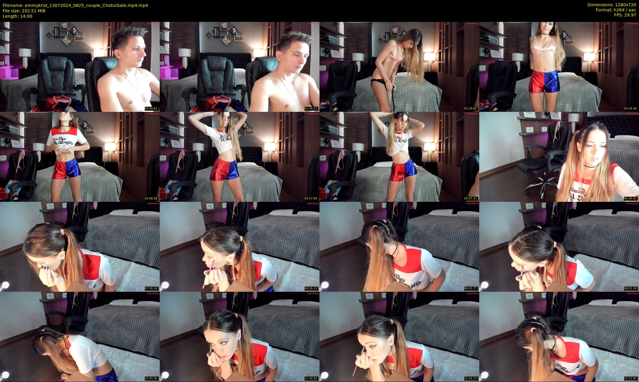 emmykrist — 14 minute Chaturbate couple cam show recording, 720p, Jul 13, 2024