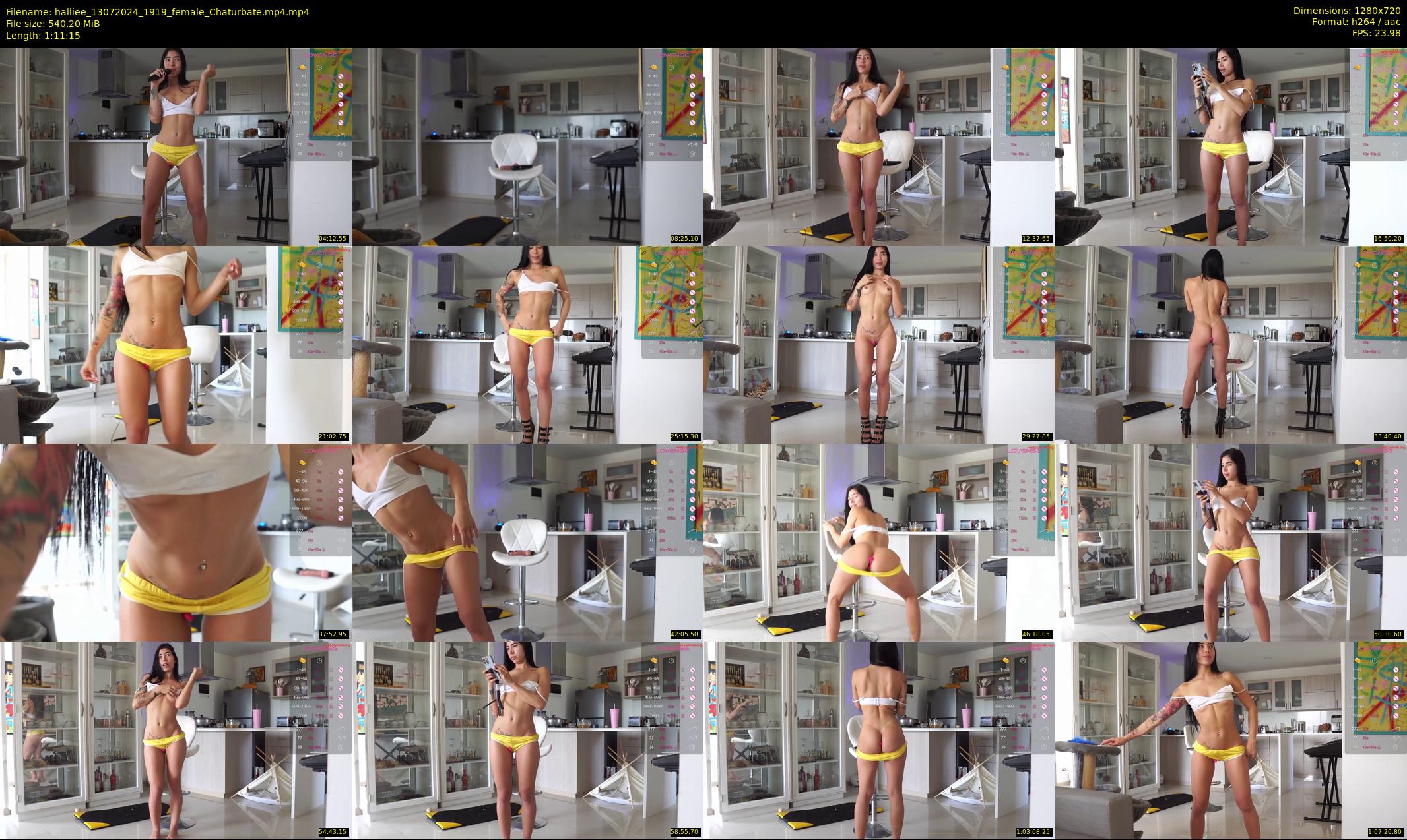 halliee — 72 minute Chaturbate couple cam show recording, 720p, Jul 13, 2024