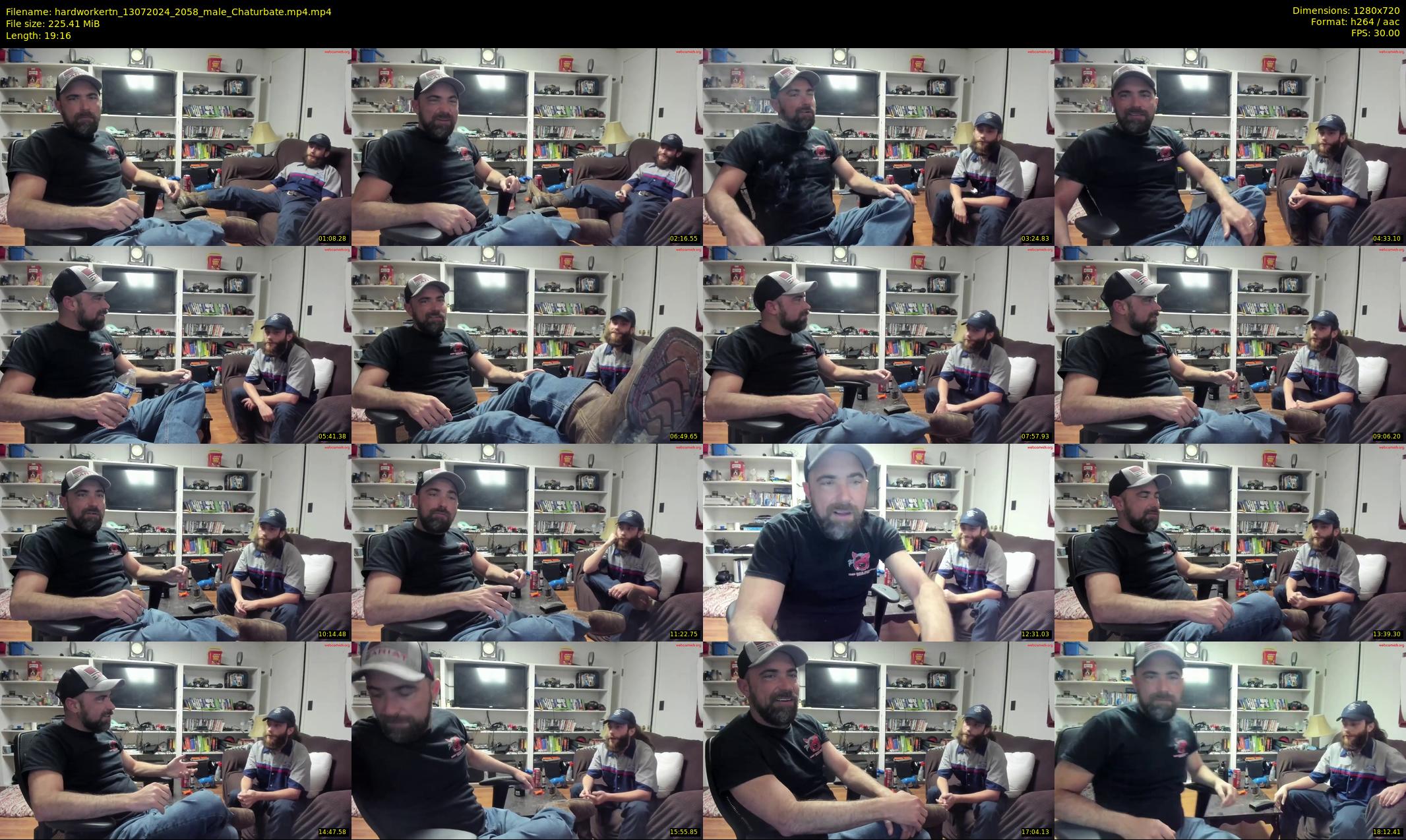 hardworkertn — 20 minute Chaturbate male cam show recording, 720p, Jul 13, 2024