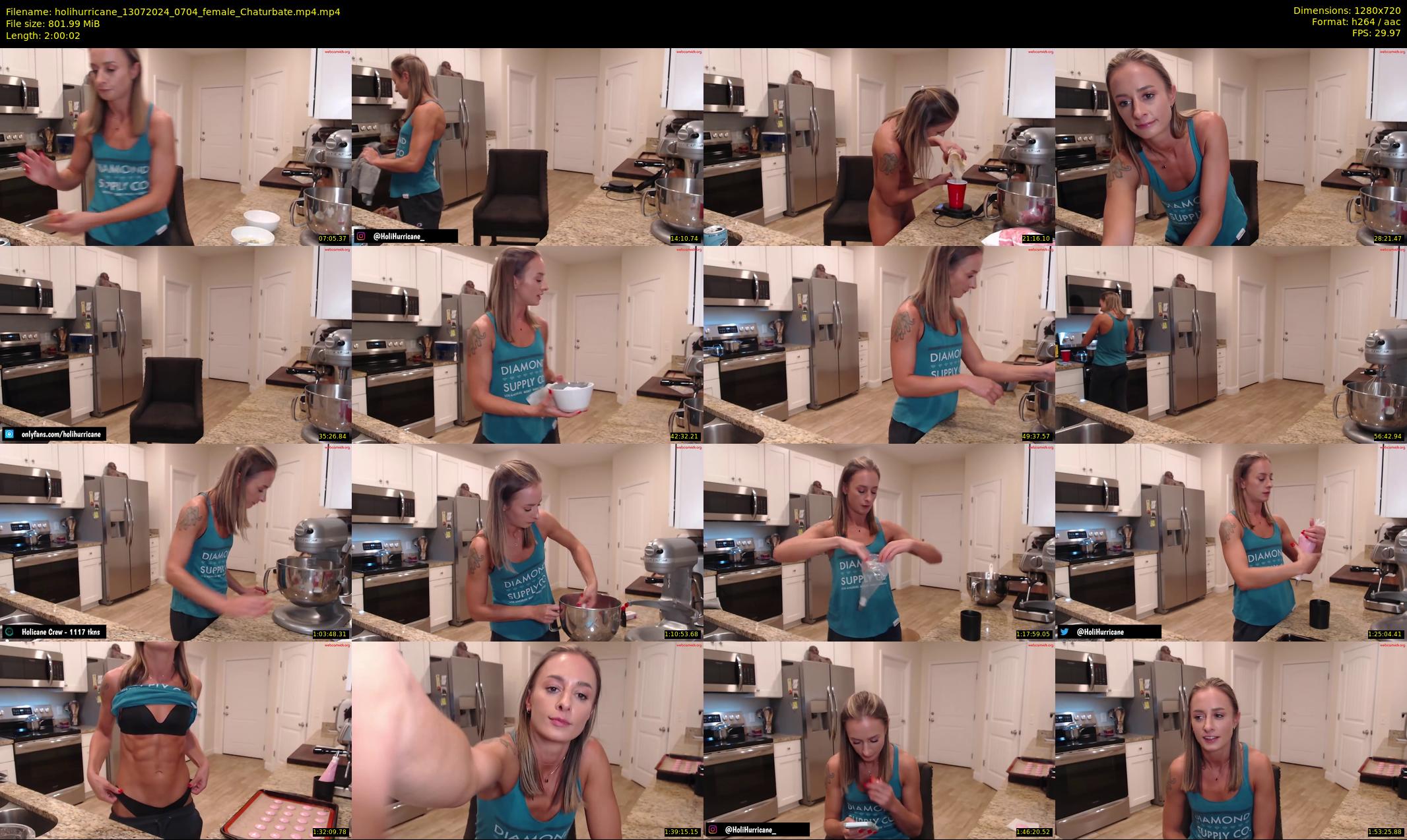 holihurricane — 121 minute Chaturbate female cam show recording, 720p, Jul 13, 2024