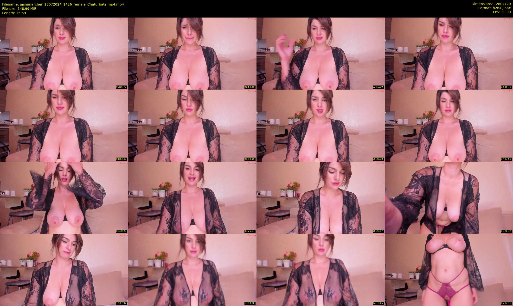 jasminarcher — 16 minute Chaturbate female cam show recording, 720p, Jul 13, 2024