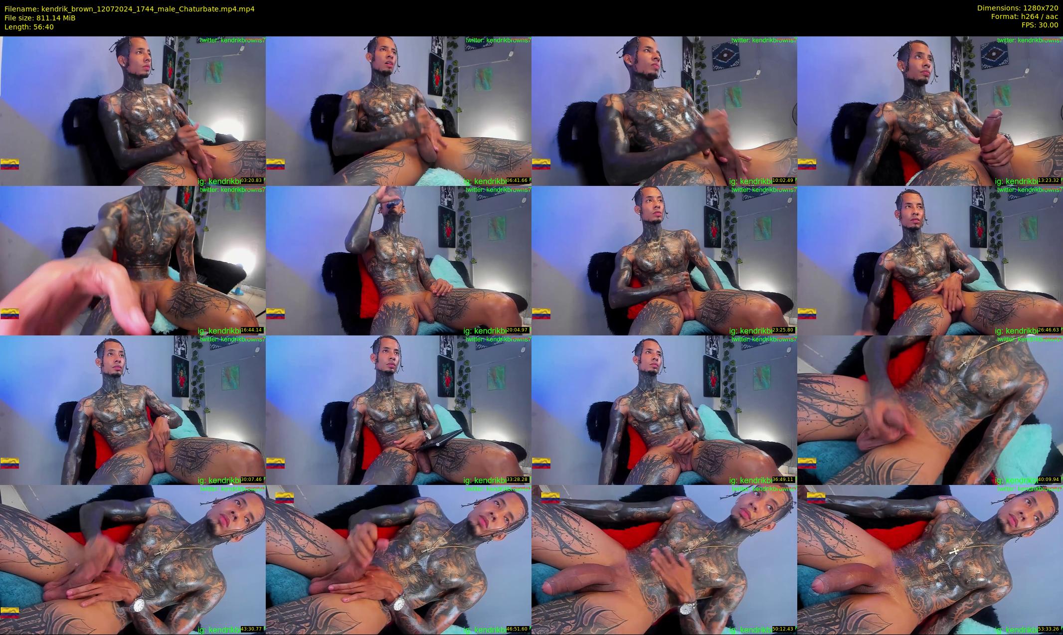 kendrik_brown — 57 minute Chaturbate male cam show recording, 720p, Jul 12, 2024