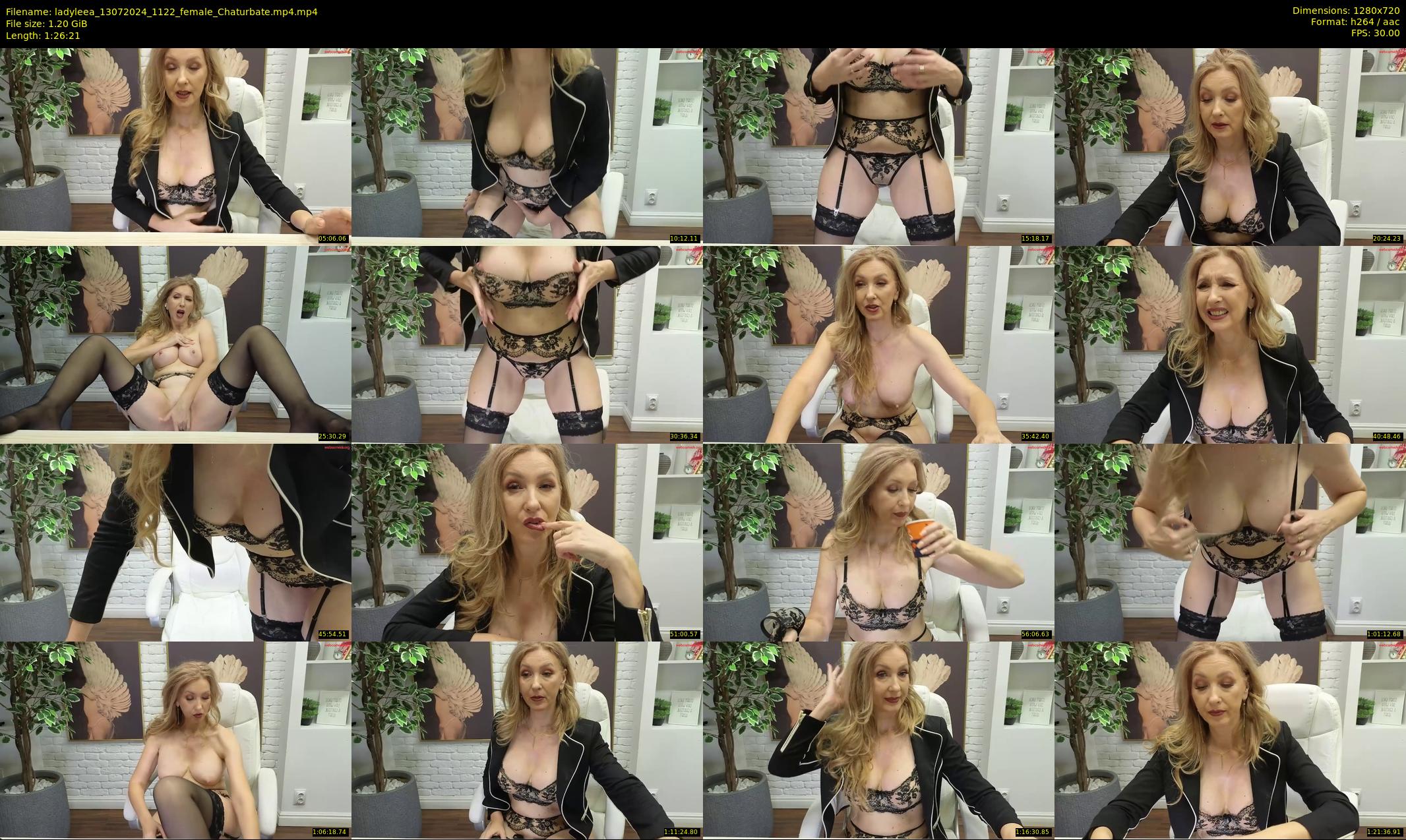 ladyleea — 87 minute Chaturbate female cam show recording, 720p, Jul 13, 2024