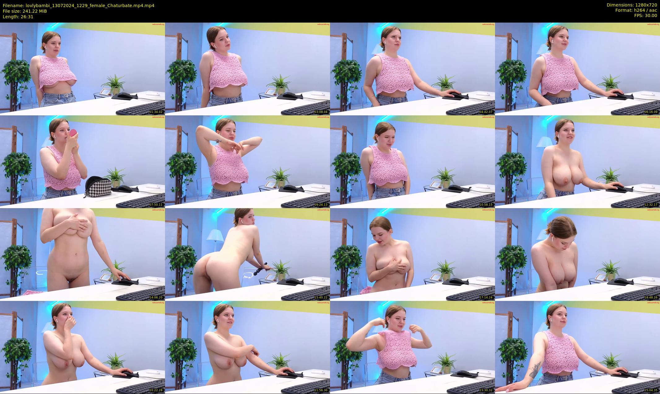 lovlybambi — 27 minute Chaturbate female cam show recording, 720p, Jul 13, 2024
