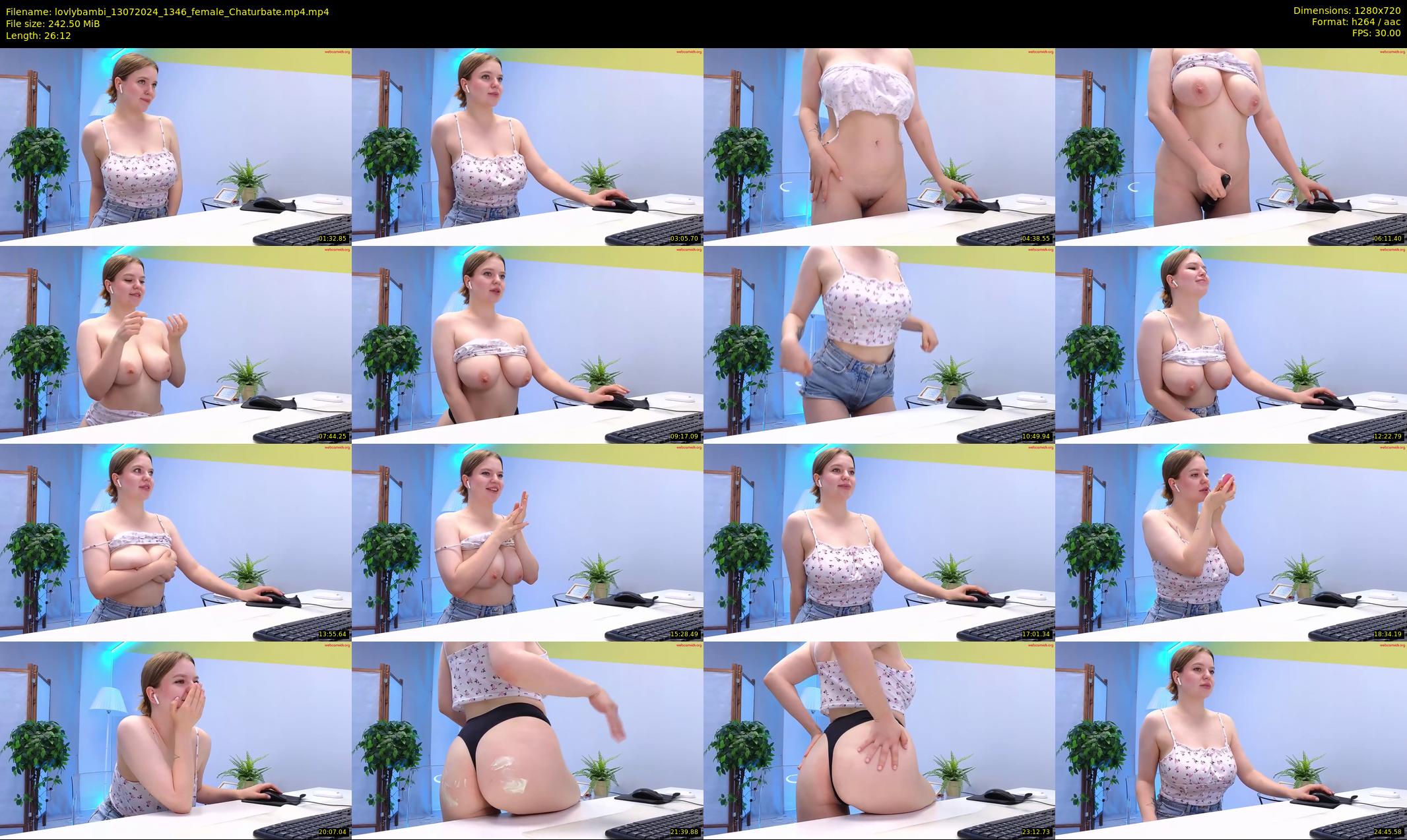 lovlybambi — 27 minute Chaturbate female cam show recording, 720p, Jul 13, 2024