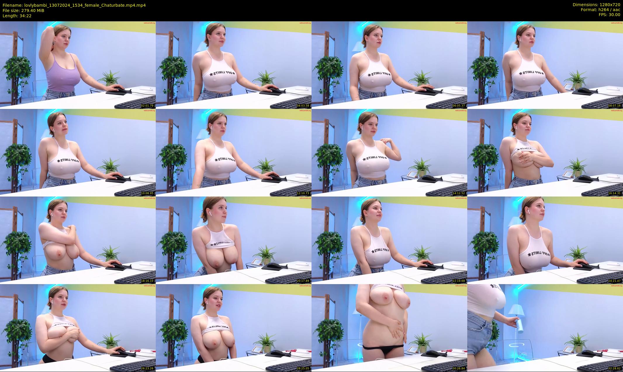 lovlybambi — 35 minute Chaturbate female cam show recording, 720p, Jul 13, 2024