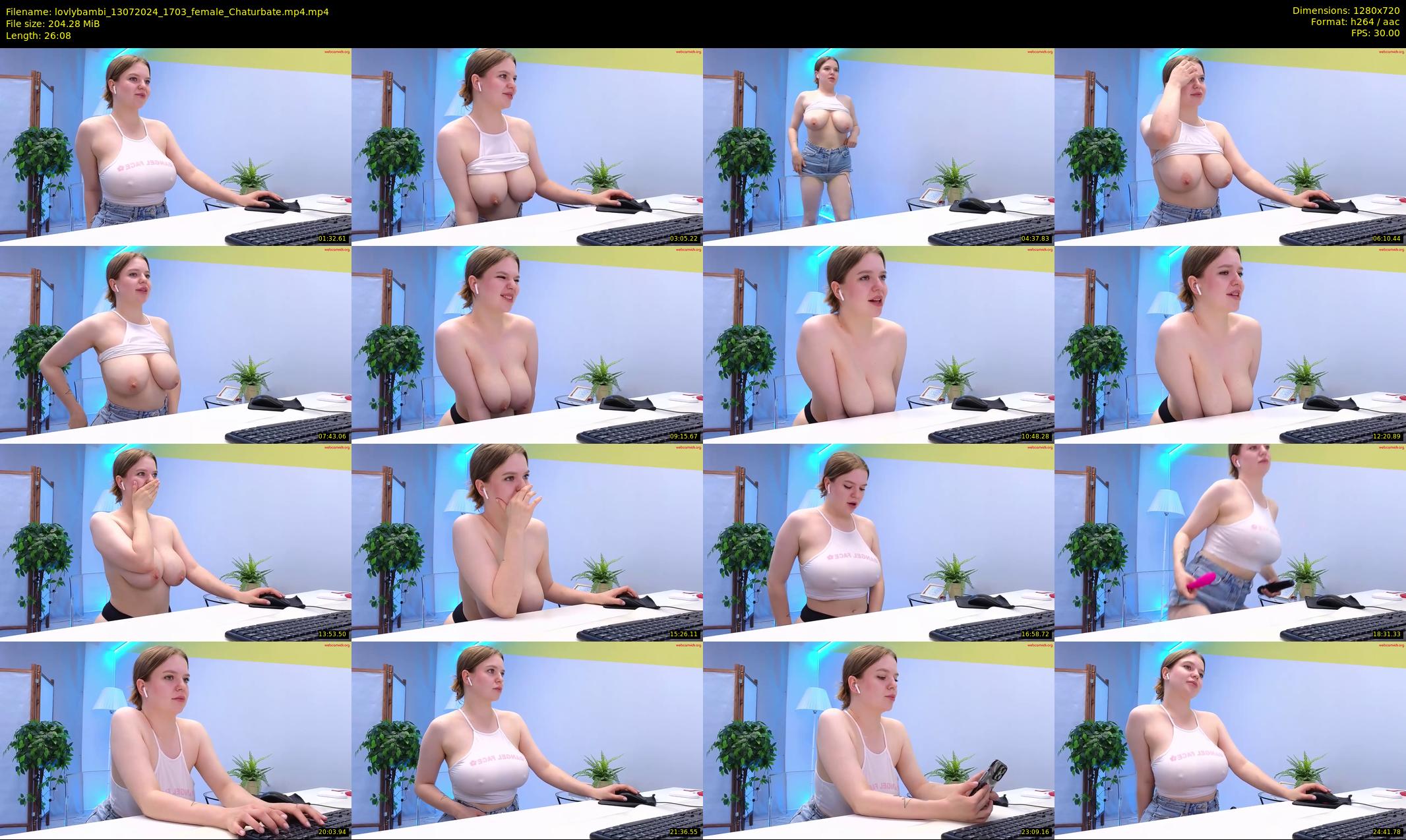 lovlybambi — 27 minute Chaturbate female cam show recording, 720p, Jul 13, 2024