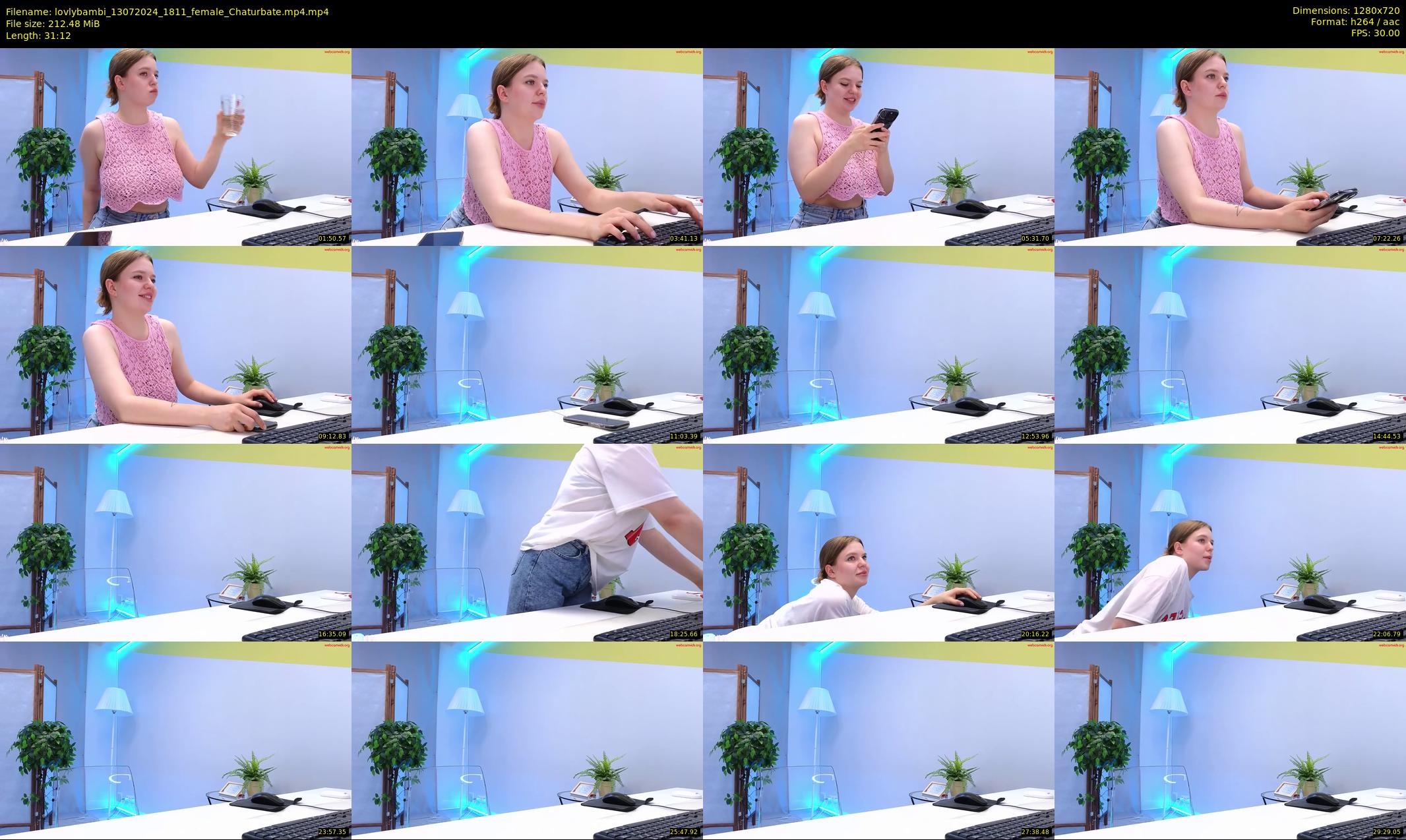 lovlybambi — 32 minute Chaturbate female cam show recording, 720p, Jul 13, 2024