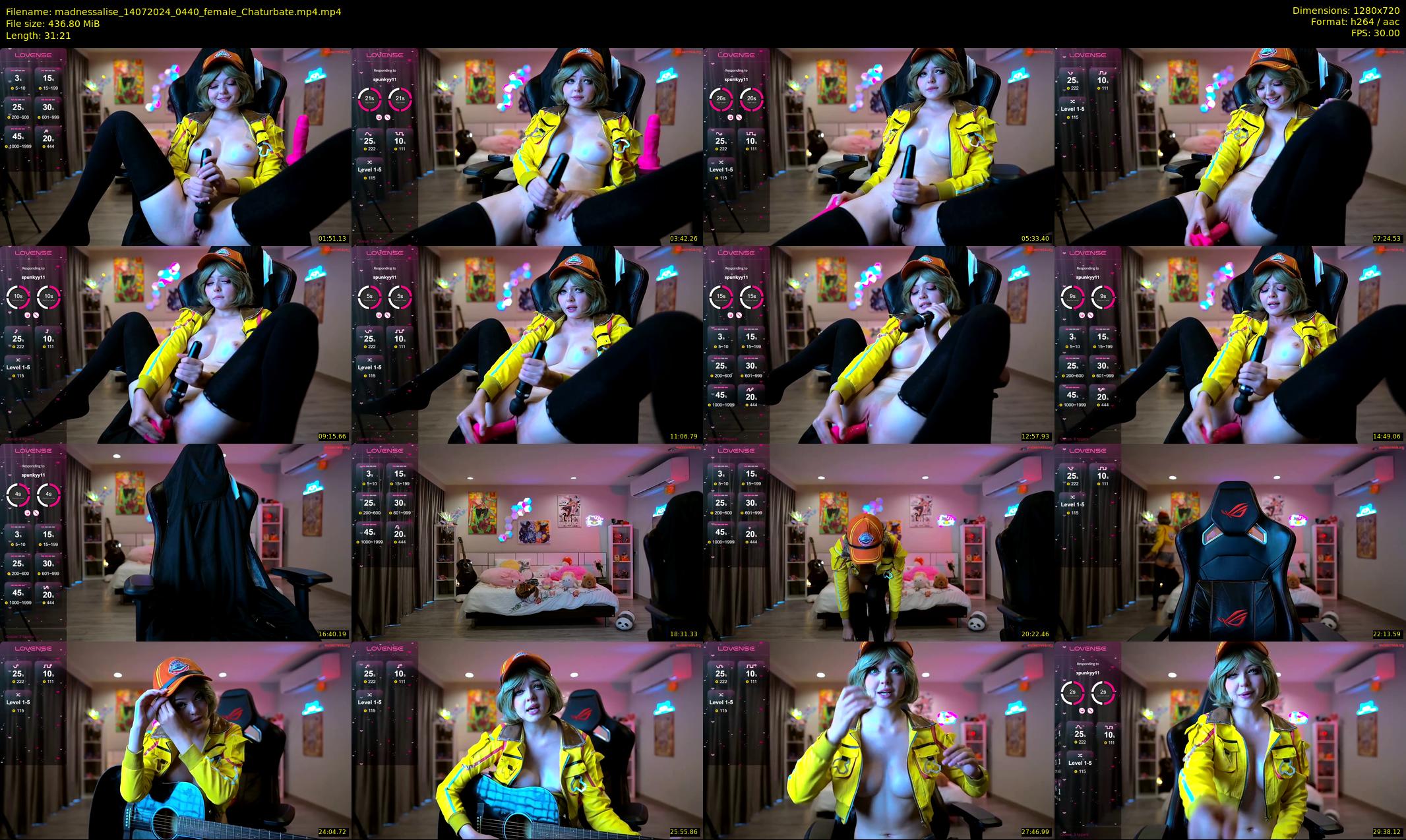 madnessalise — 32 minute Chaturbate female cam show recording, 720p, Jul 14, 2024