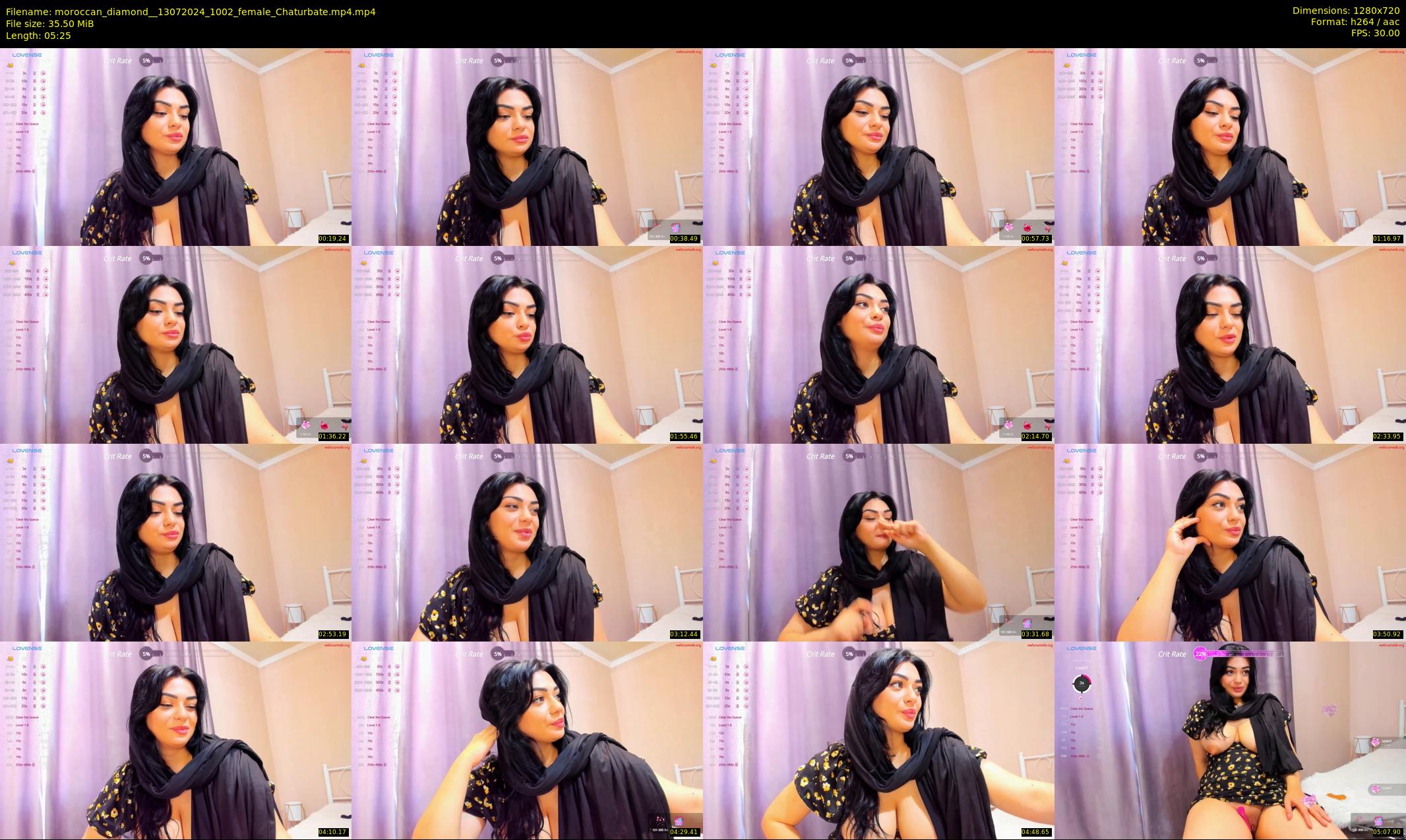 moroccan_diamond_ — 6 minute Chaturbate female cam show recording, 720p, Jul 13, 2024