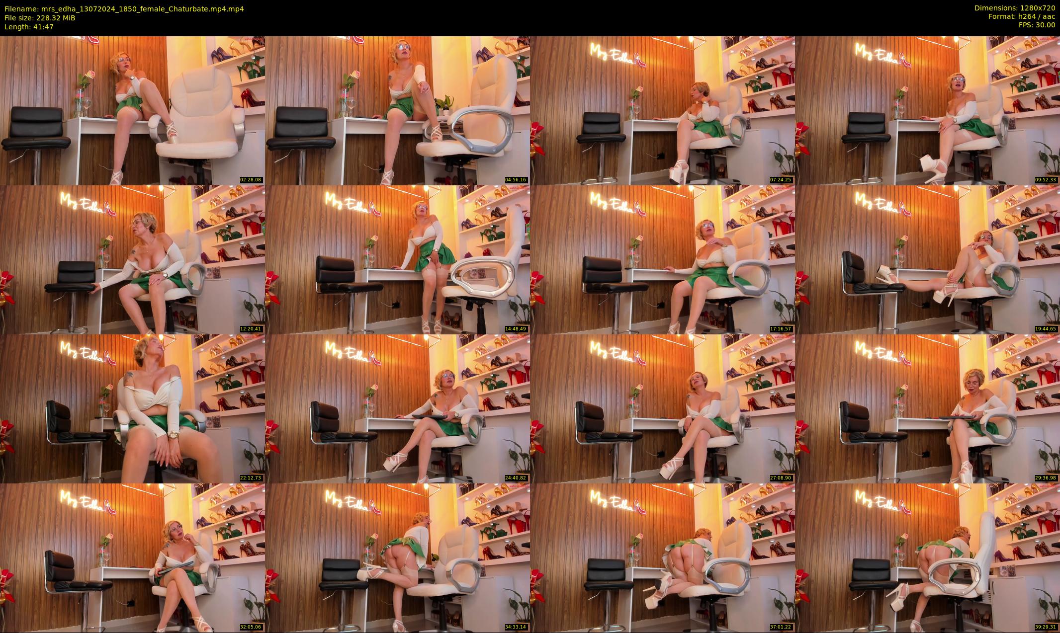 mrs_edha — 42 minute Chaturbate female cam show recording, 720p, Jul 13, 2024