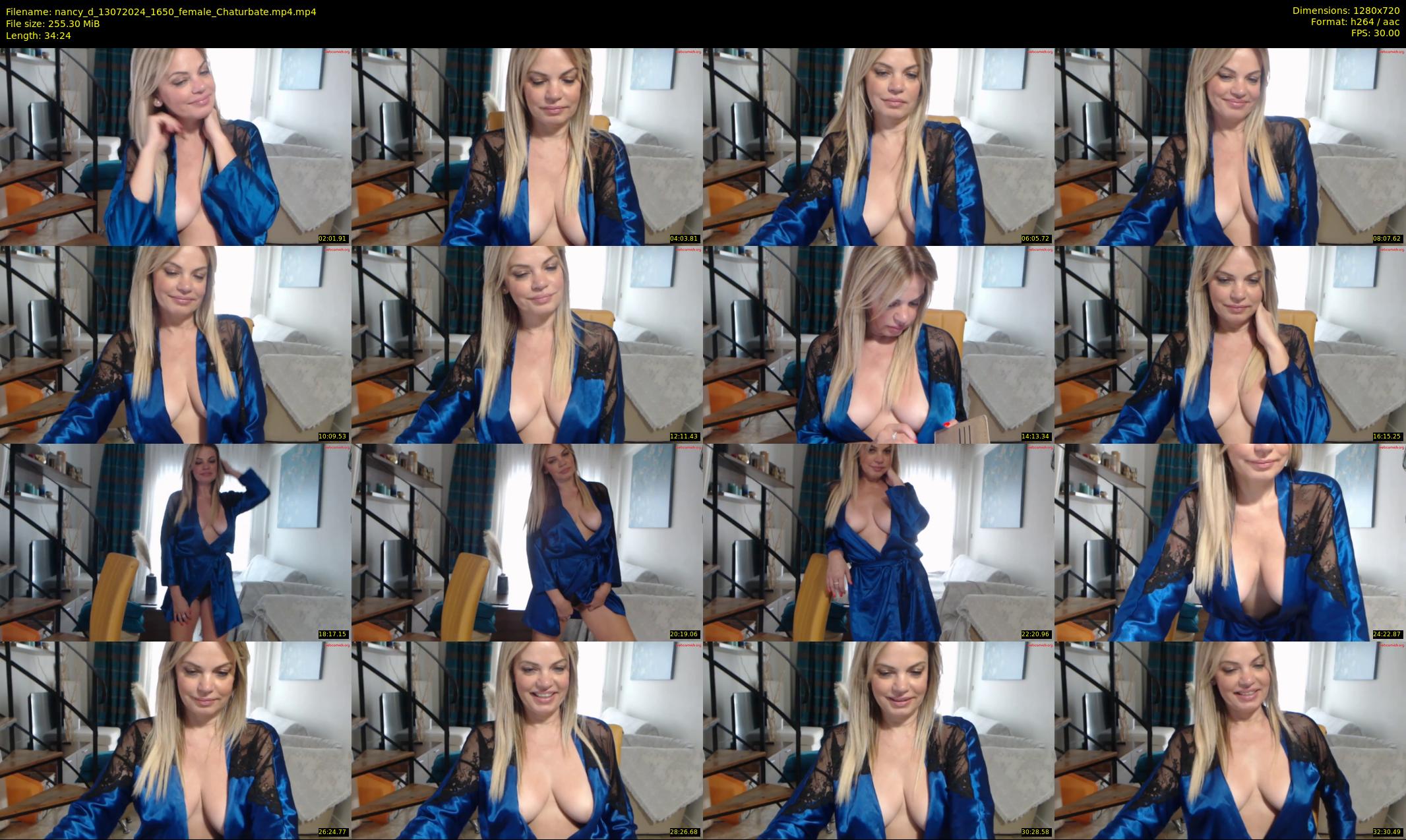 nancy_d — 35 minute Chaturbate female cam show recording, 720p, Jul 13, 2024