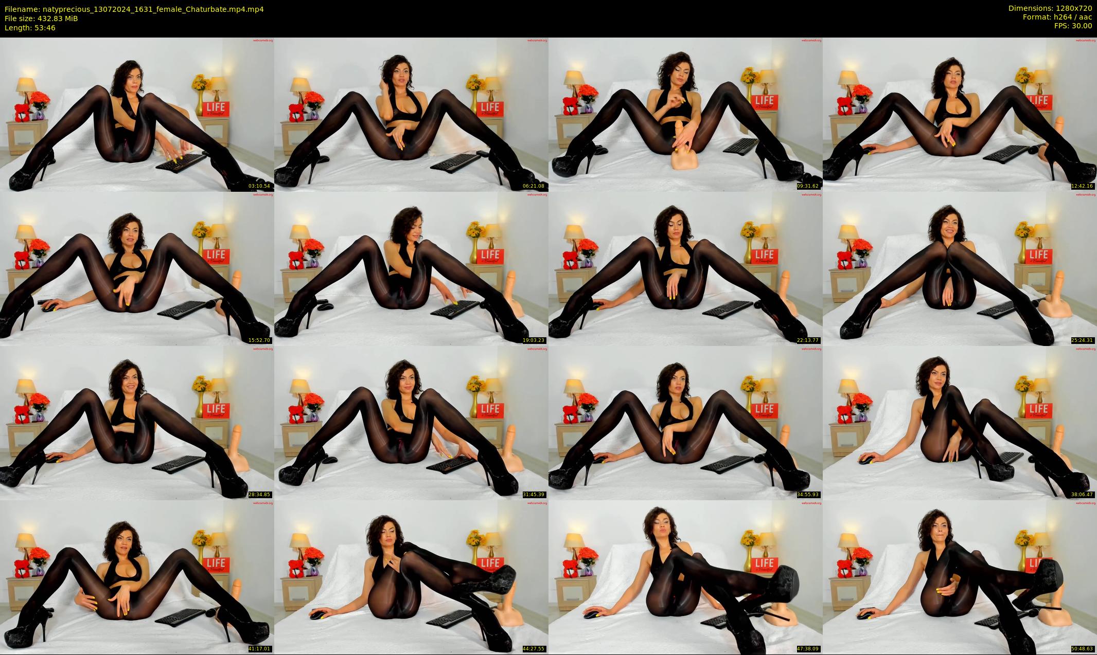natyprecious — 54 minute Chaturbate female cam show recording, 720p, Jul 13, 2024