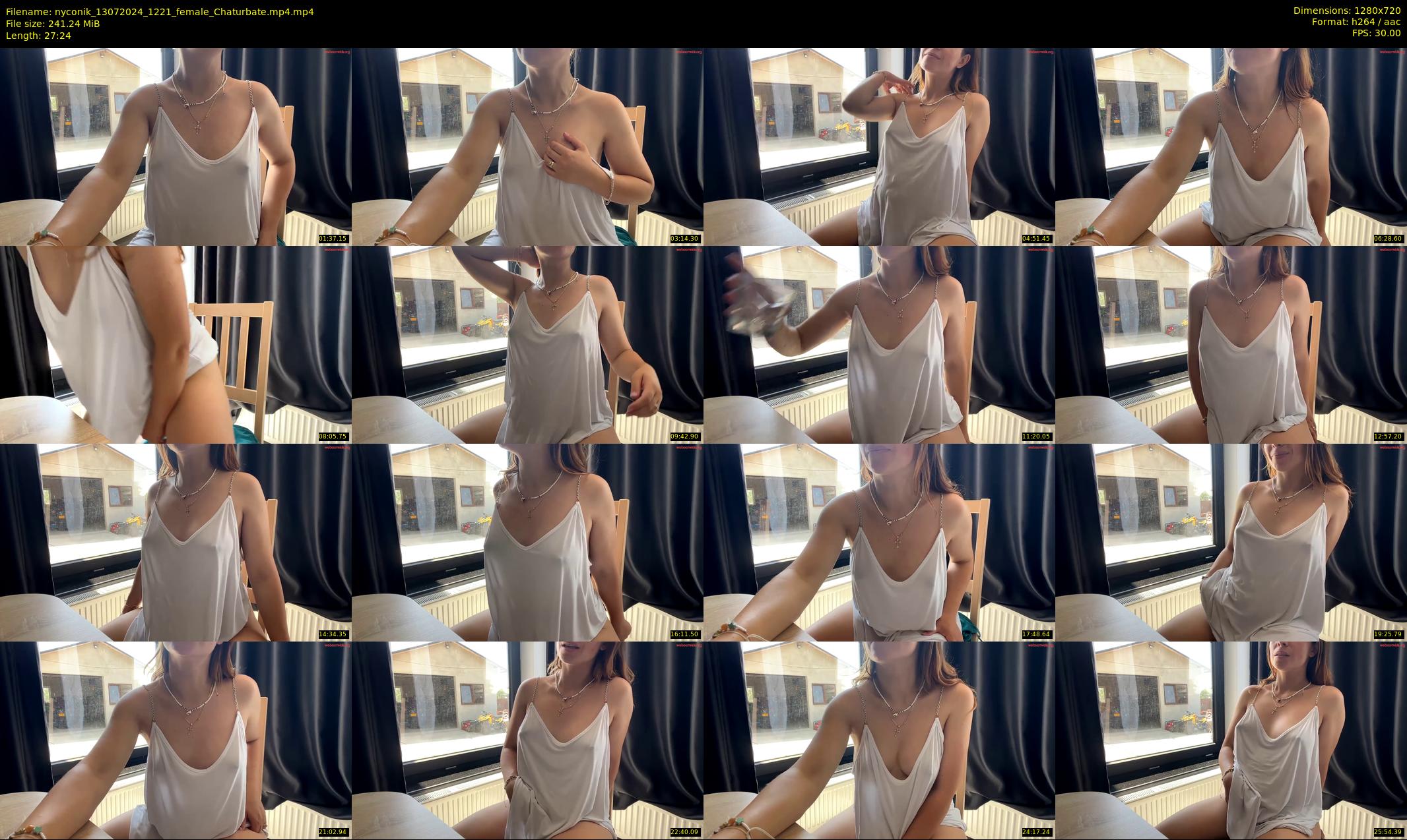 nyconik — 28 minute Chaturbate female cam show recording, 720p, Jul 13, 2024