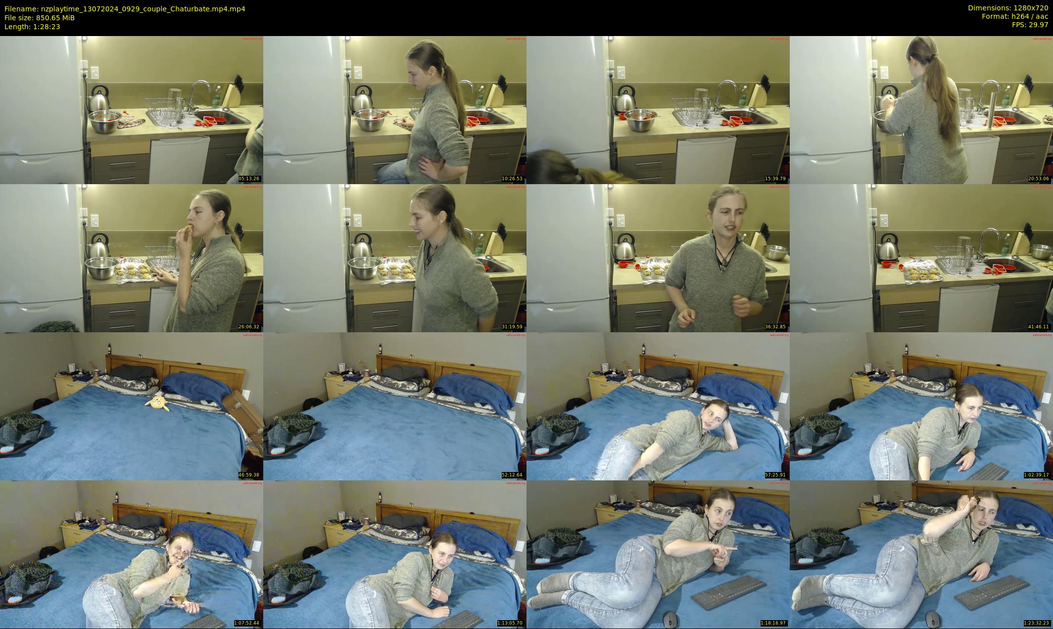 nzplaytime — 89 minute Chaturbate couple cam show recording, 720p, Jul 13, 2024