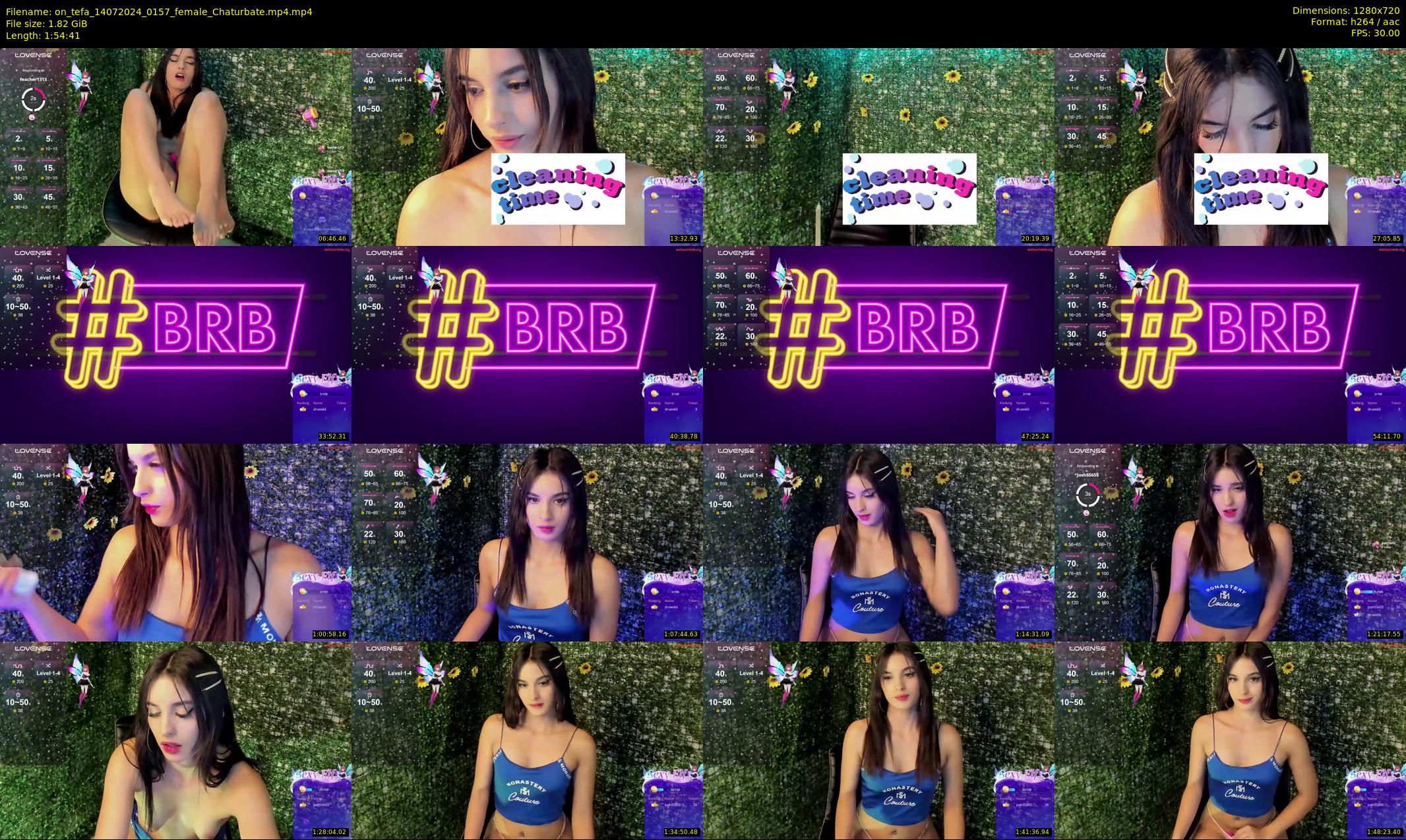 on_tefa — 115 minute Chaturbate female cam show recording, 720p, Jul 14, 2024