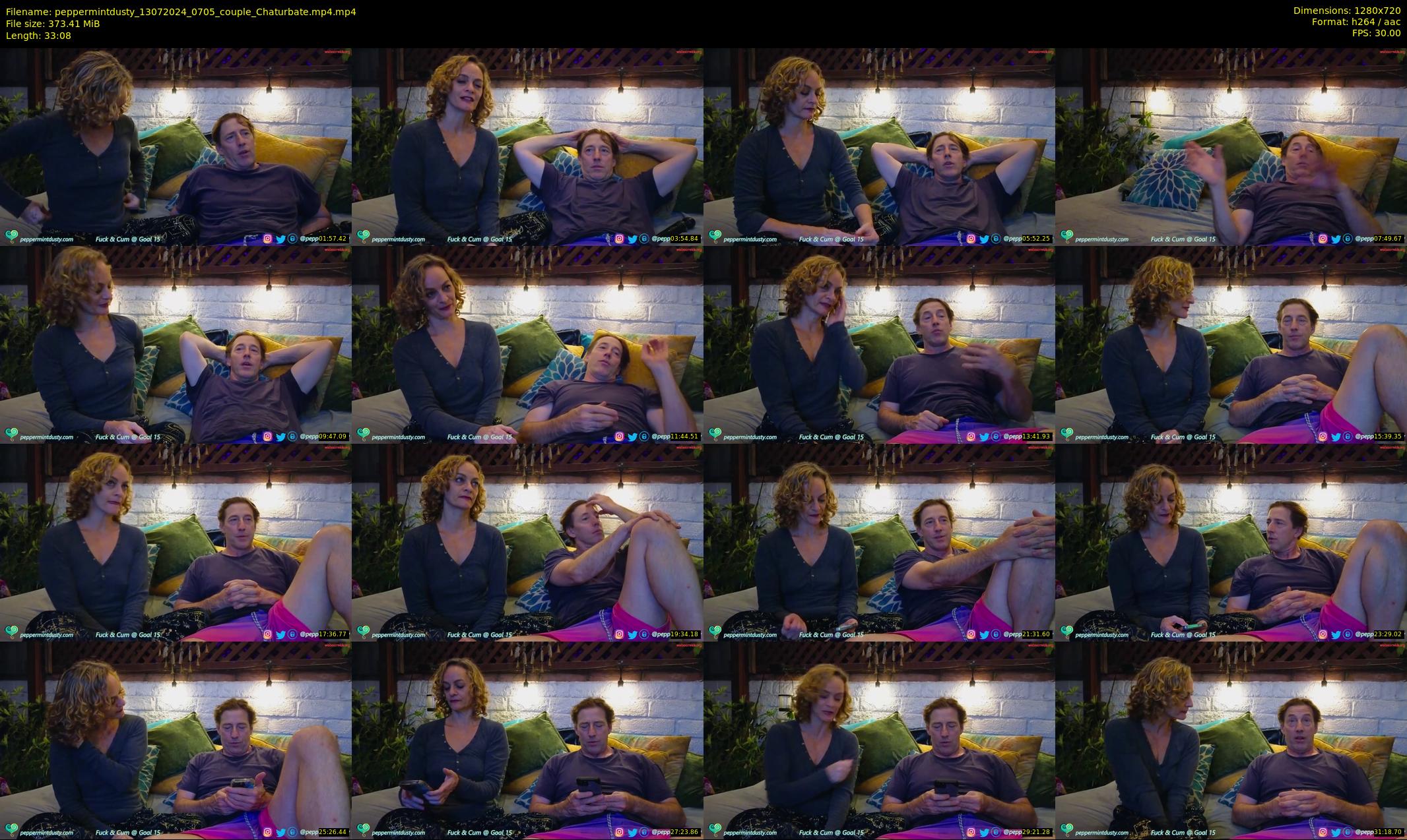 peppermintdusty — 34 minute Chaturbate couple cam show recording, 720p, Jul 13, 2024
