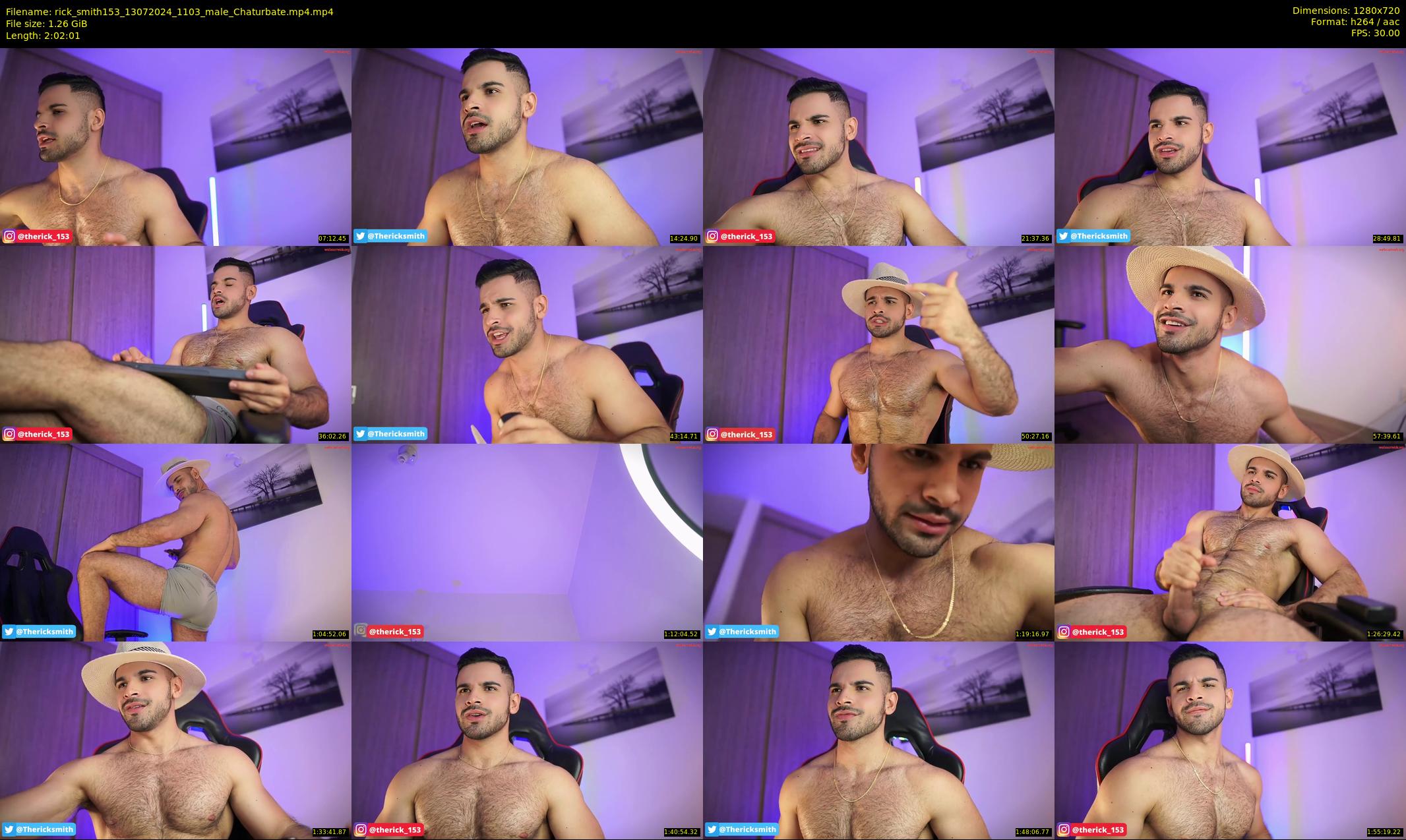 rick_smith153 — 123 minute Chaturbate male cam show recording, 720p, Jul 13, 2024