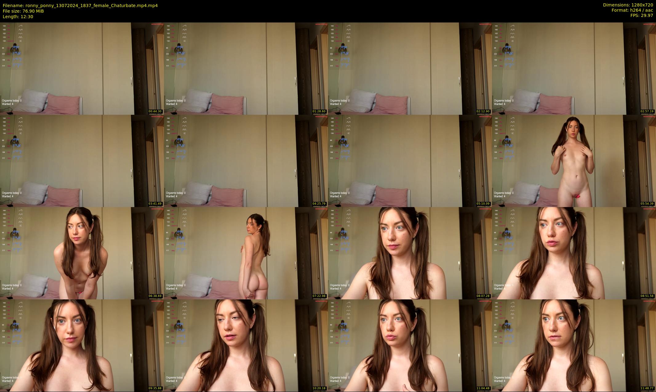 ronny_ponny — 13 minute Chaturbate female cam show recording, 720p, Jul 13, 2024