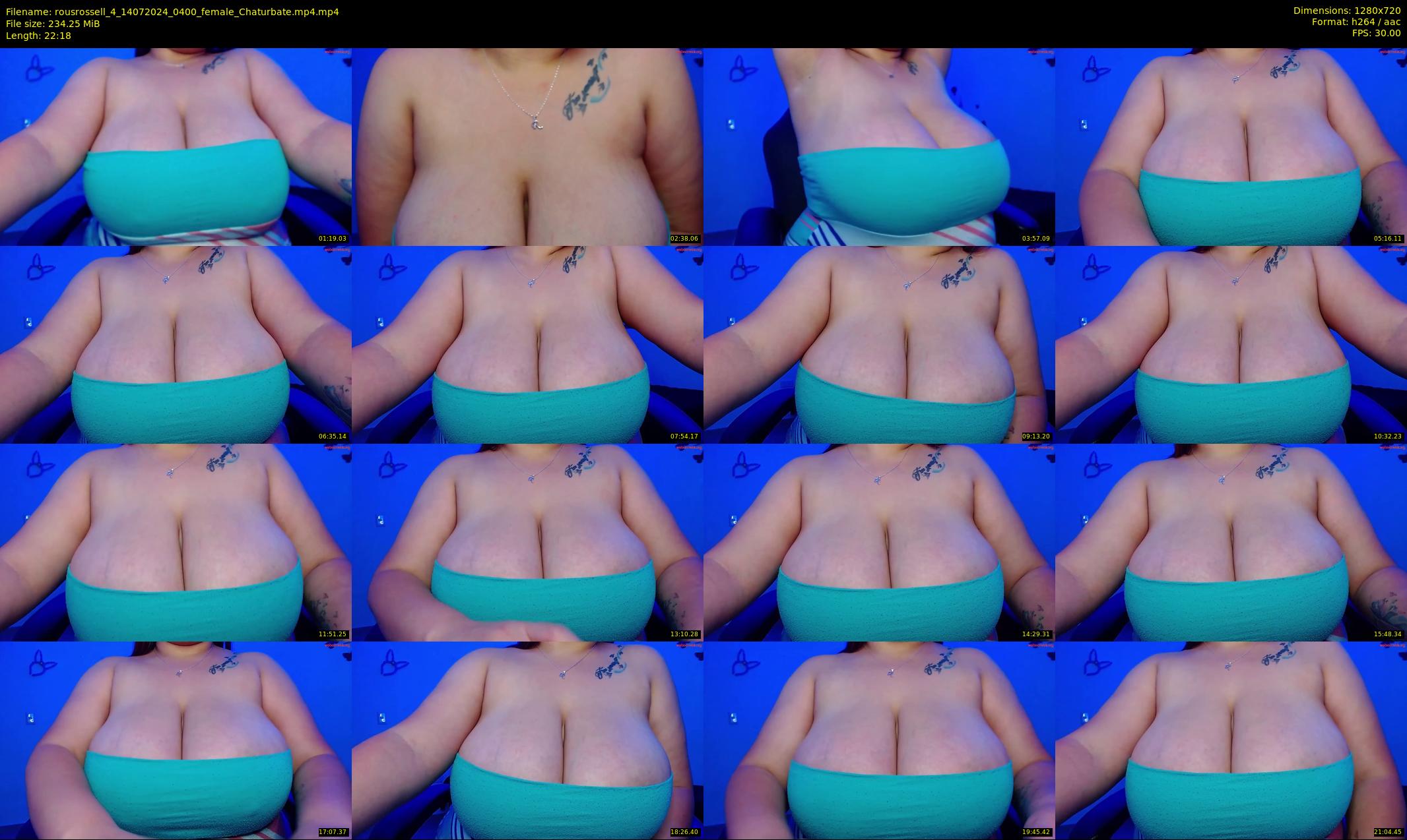 rousrossell_4 — 23 minute Chaturbate female cam show recording, 720p, Jul 14, 2024