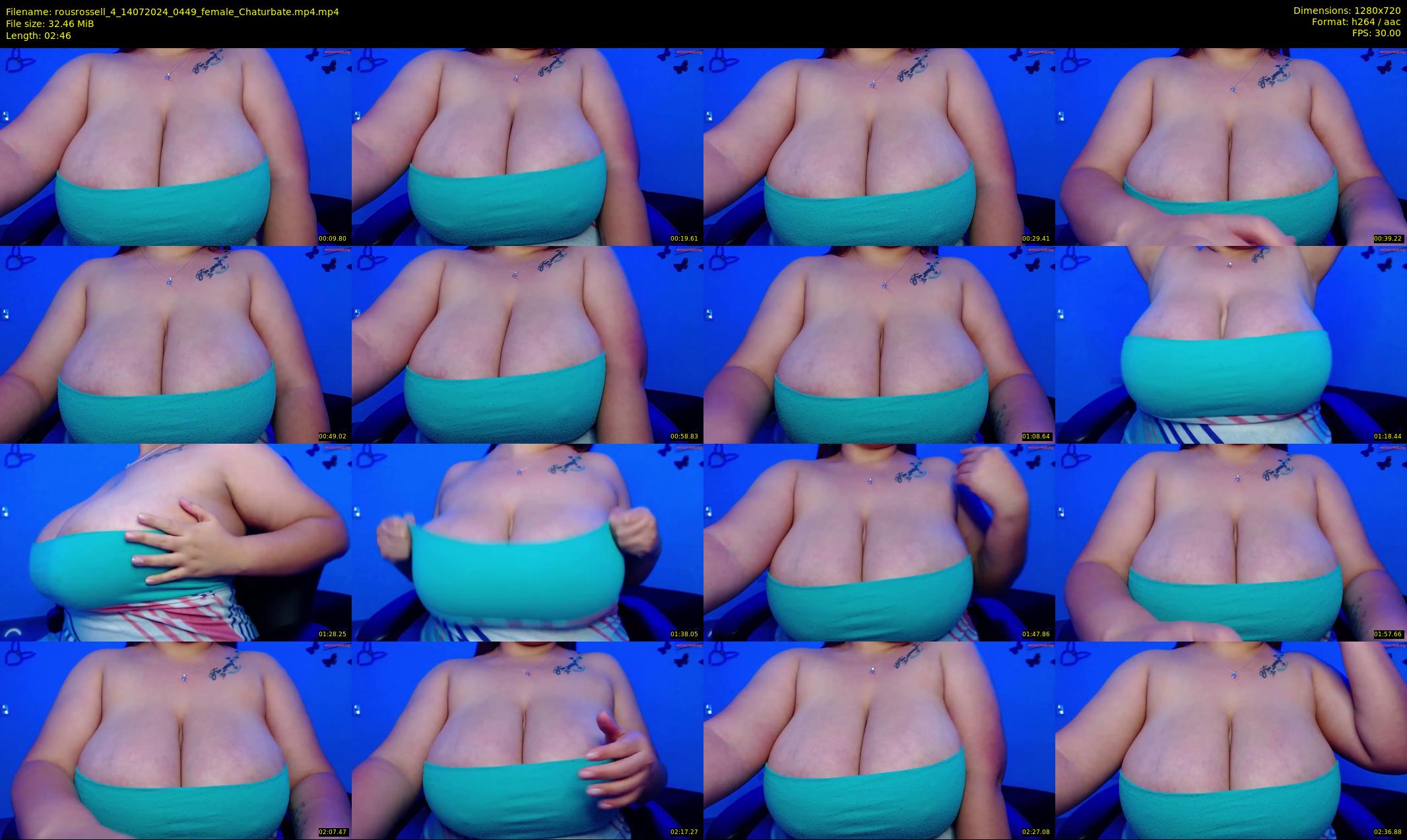 rousrossell_4 — 3 minute Chaturbate female cam show recording, 720p, Jul 14, 2024