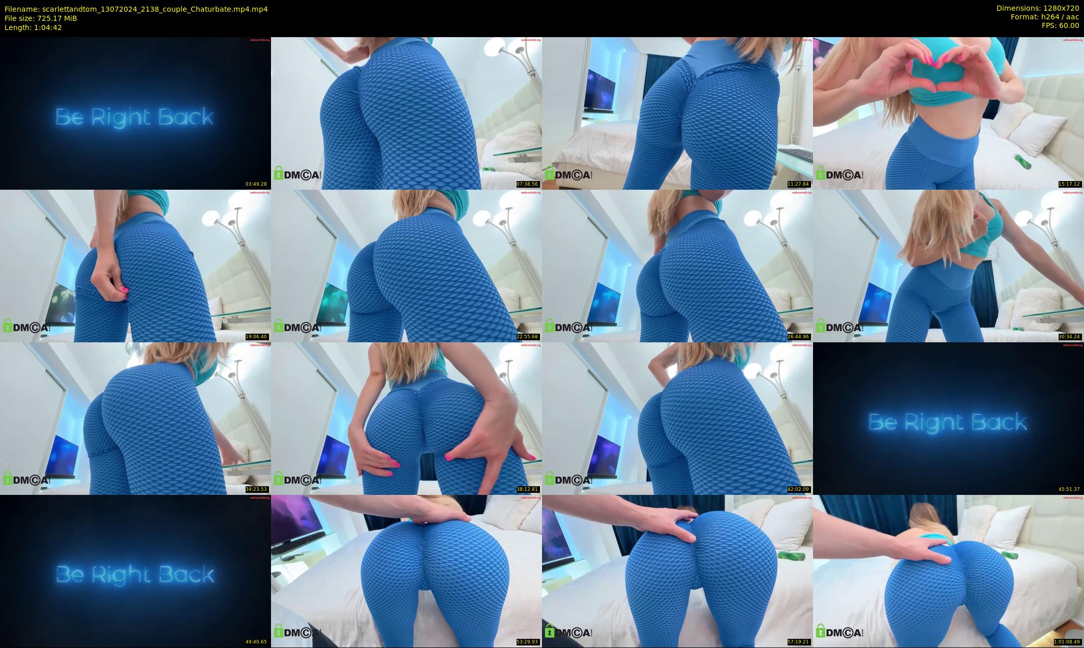 scarlettandtom — 65 minute Chaturbate couple cam show recording, 720p, Jul 13, 2024
