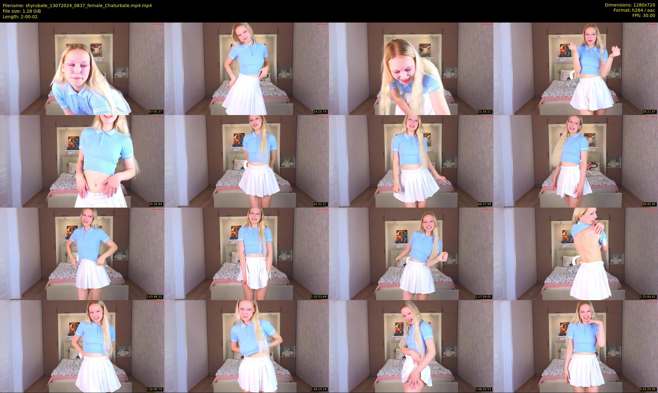 shyrubate — 121 minute Chaturbate female cam show recording, 720p, Jul 13, 2024