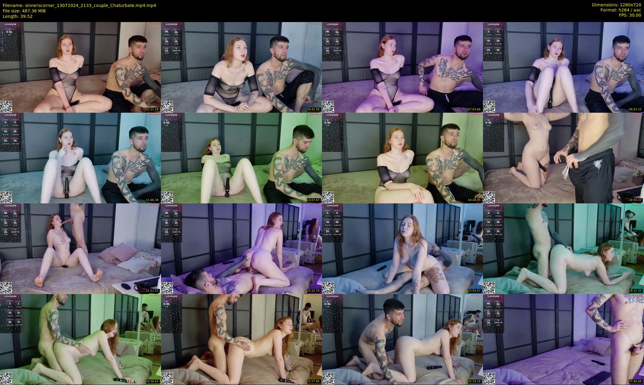 sinnerscorner — 40 minute Chaturbate couple cam show recording, 720p, Jul 13, 2024