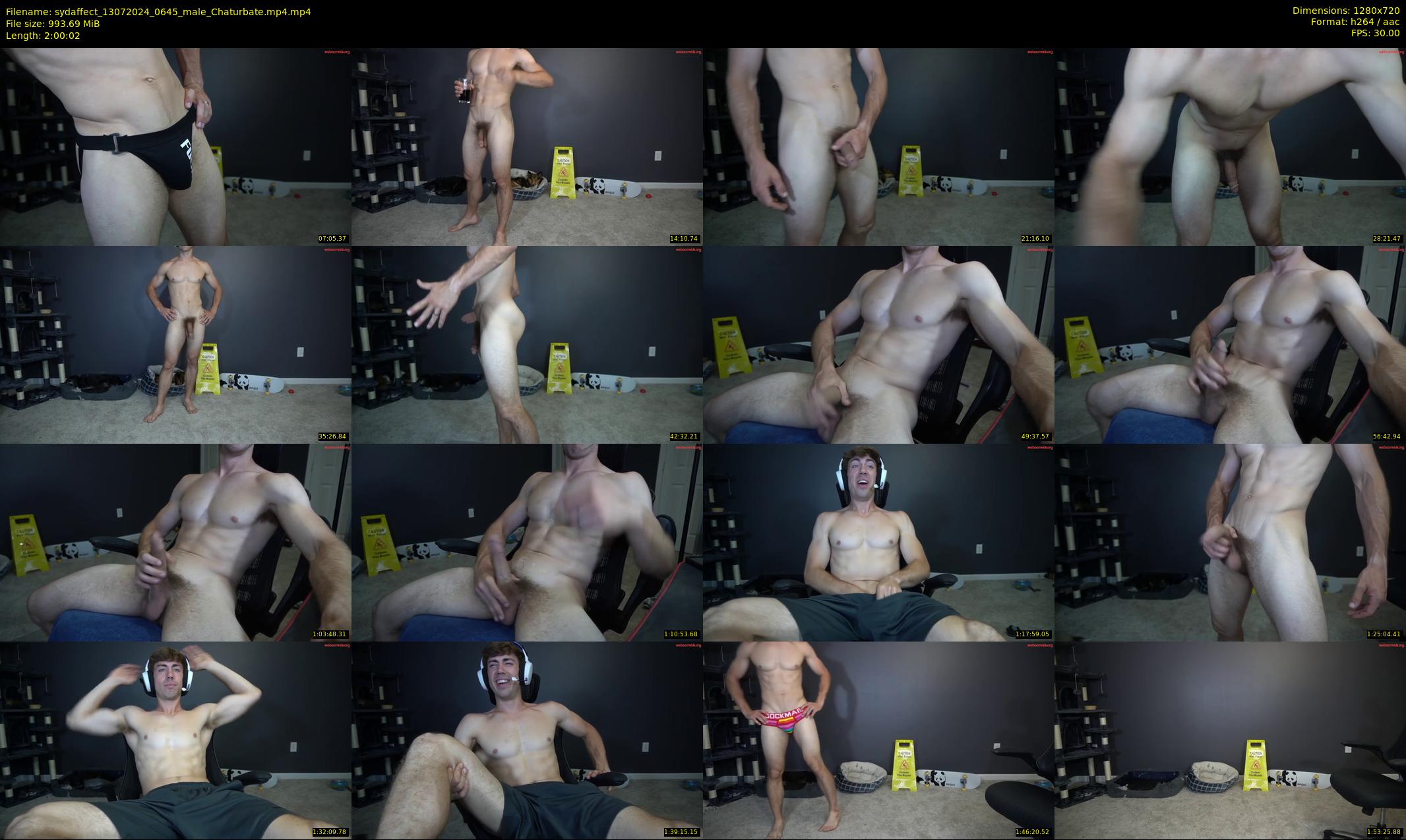 sydaffect — 121 minute Chaturbate male cam show recording, 720p, Jul 13, 2024