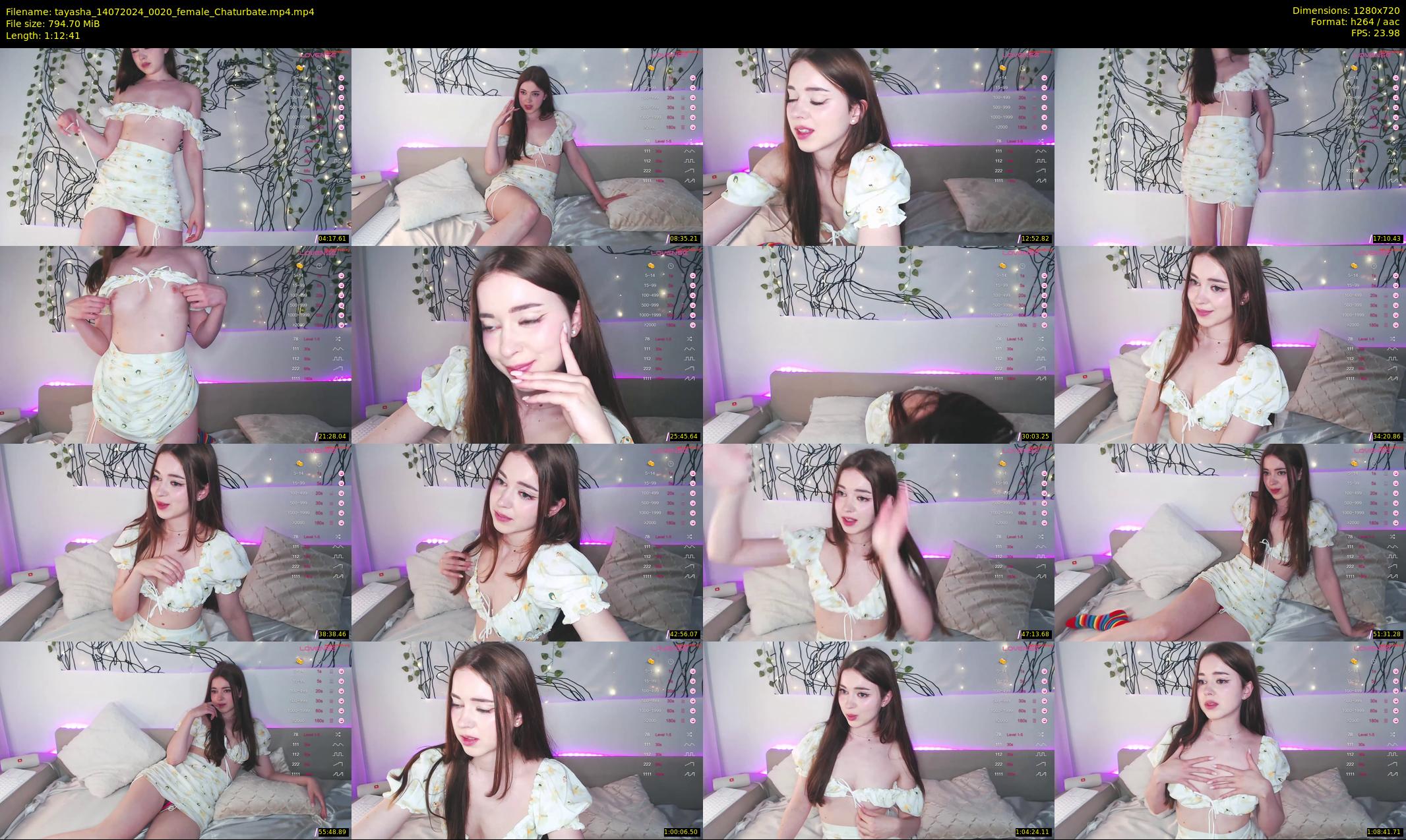 tayasha — 73 minute Chaturbate female cam show recording, 720p, Jul 14, 2024