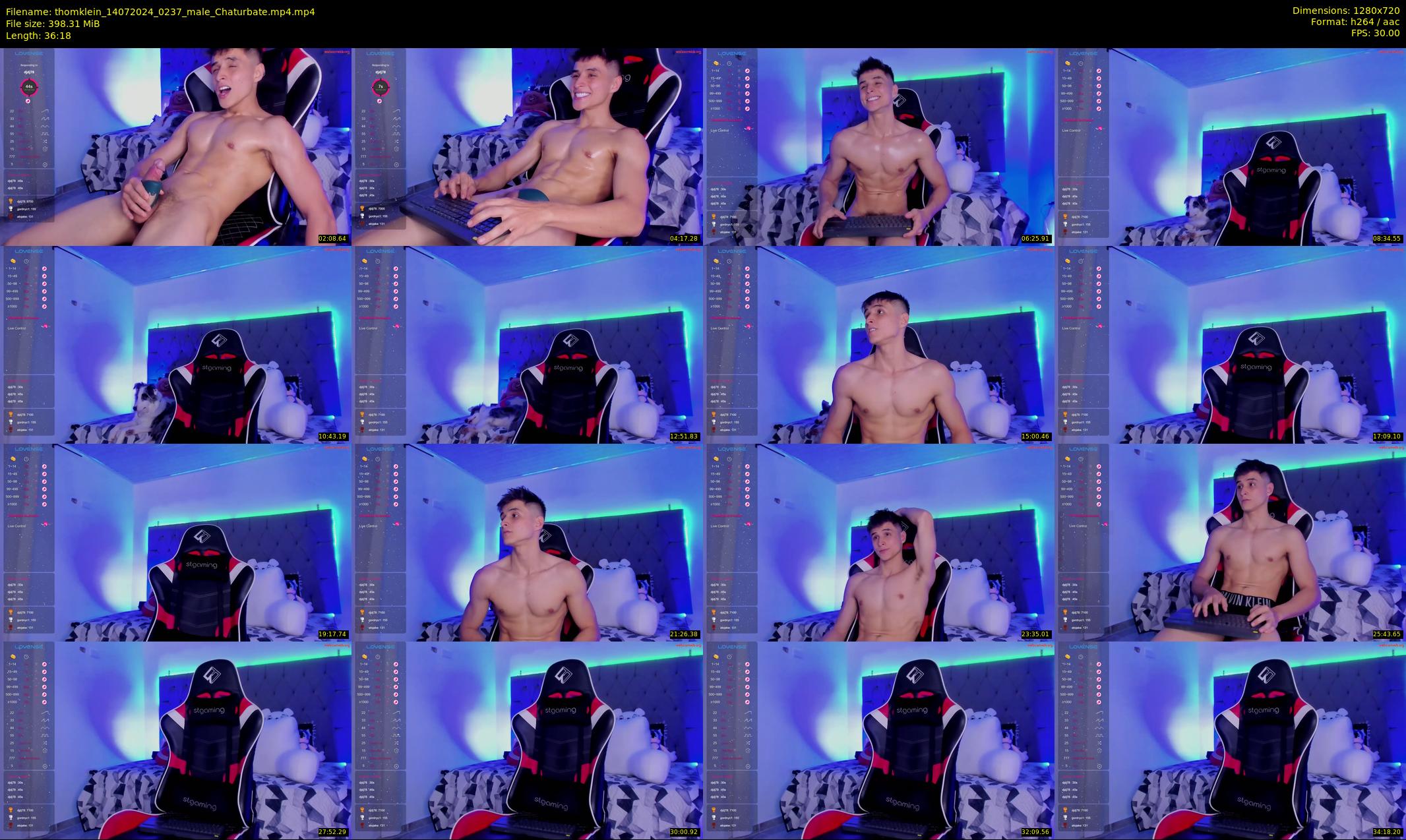 thomklein — 37 minute Chaturbate male cam show recording, 720p, Jul 14, 2024