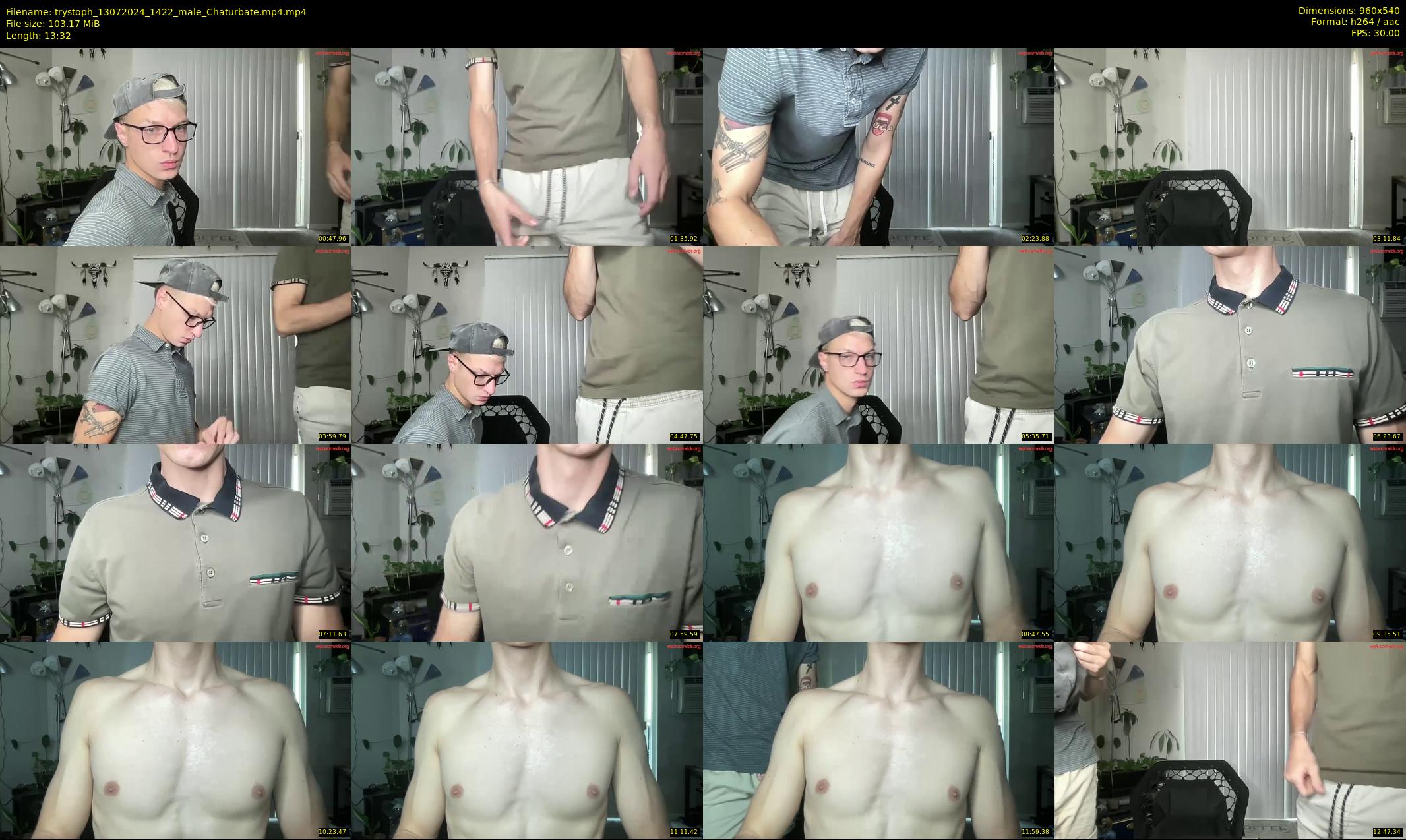 trystoph — 14 minute Chaturbate male cam show recording, 480p, Jul 13, 2024