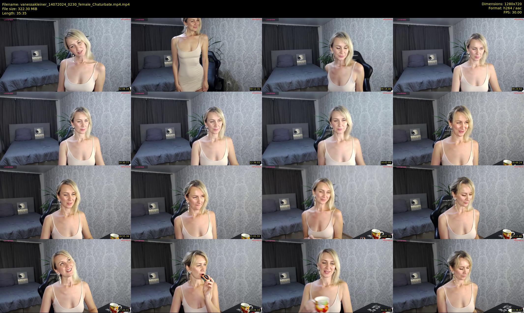 vanessakleiner — 36 minute Chaturbate female cam show recording, 720p, Jul 14, 2024