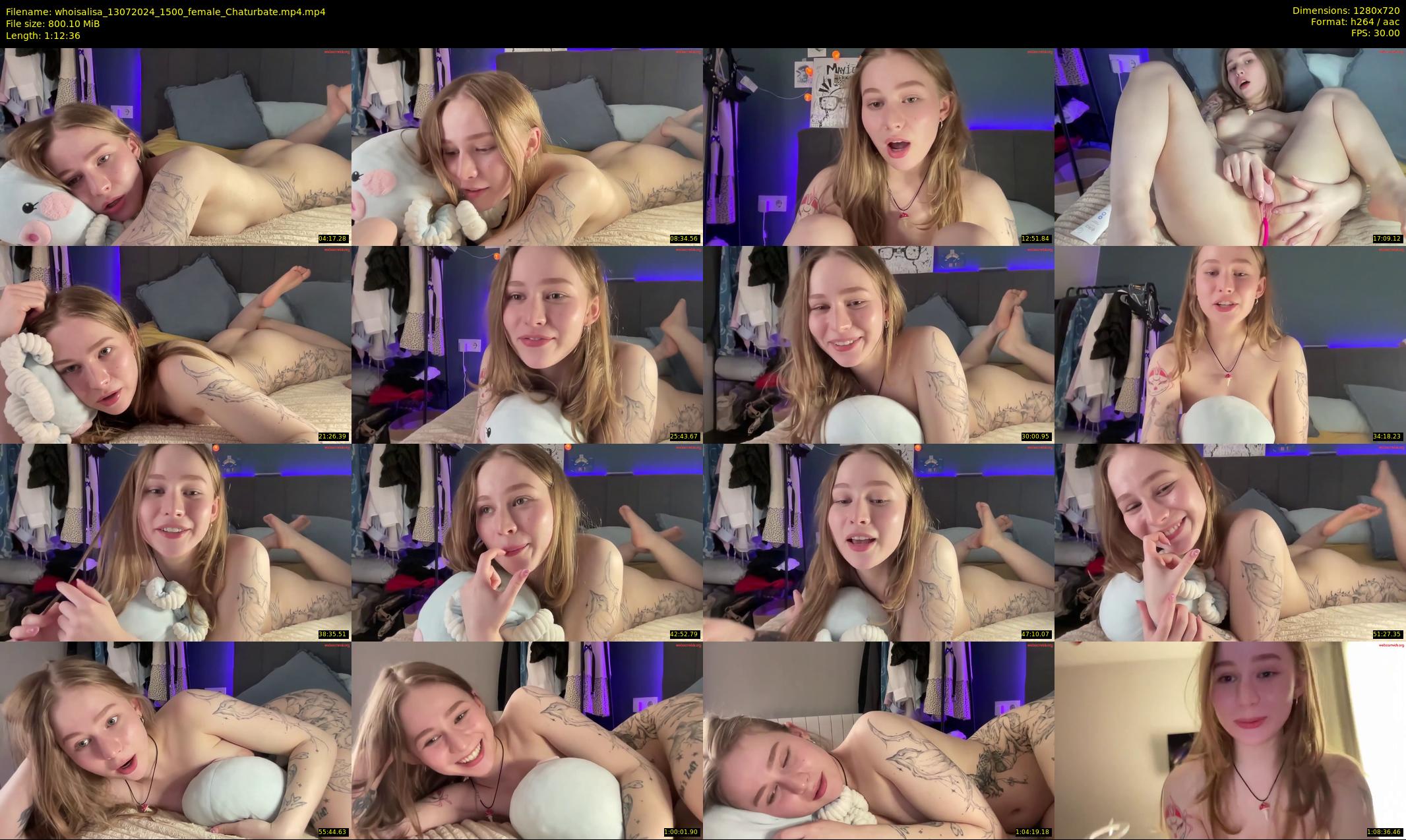 whoisalisa — 73 minute Chaturbate female cam show recording, 720p, Jul 13, 2024