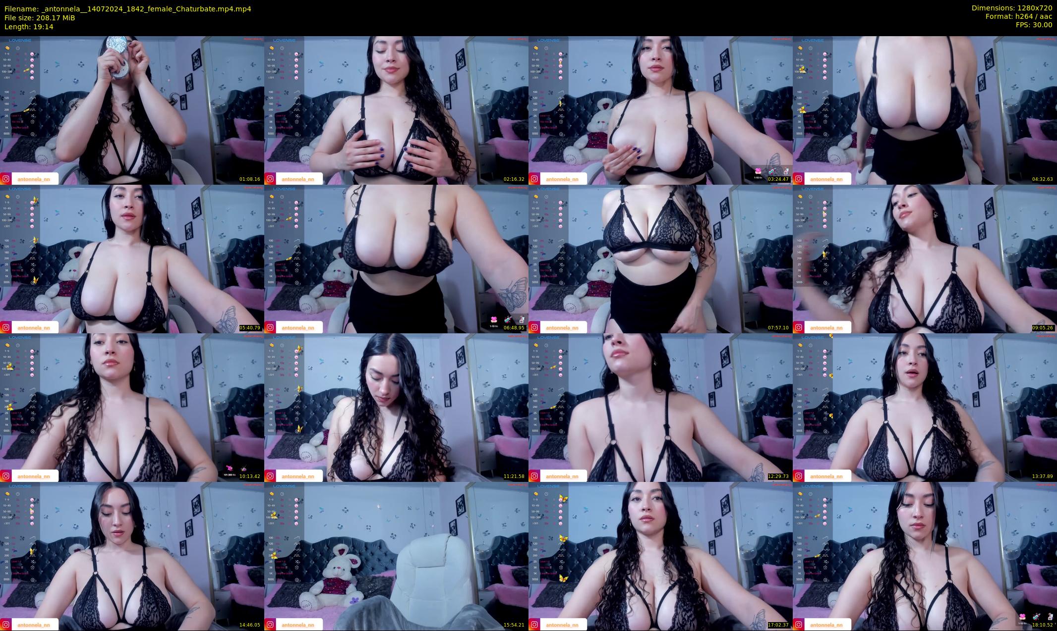 _antonnela_ — 20 minute Chaturbate female cam show recording, 720p, Jul 14, 2024