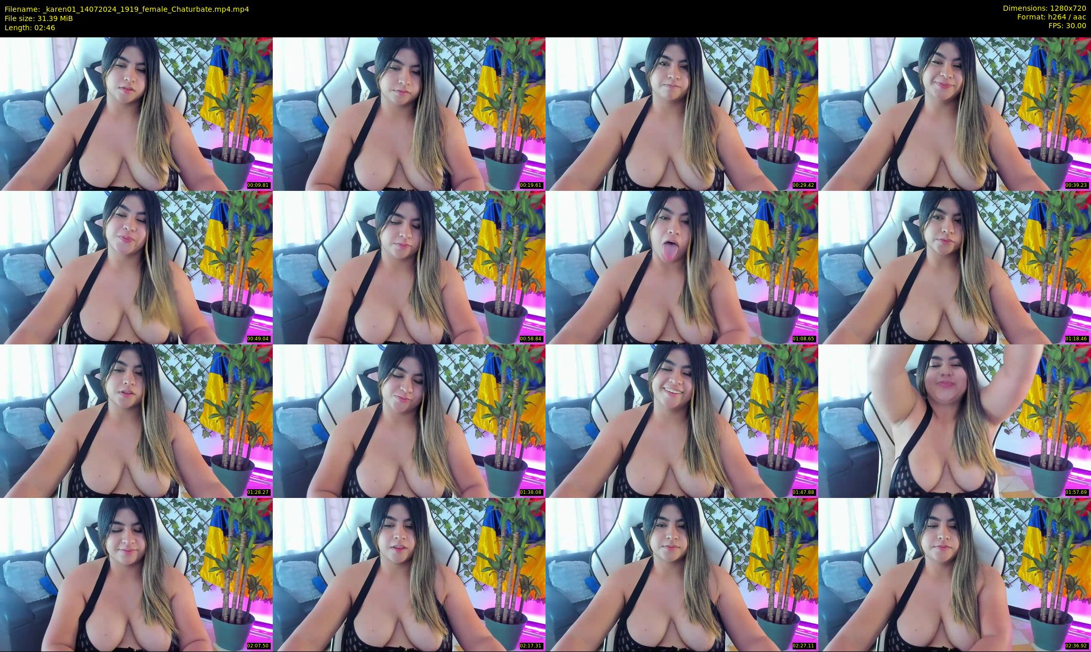 _karen01 — 3 minute Chaturbate female cam show recording, 720p, Jul 14, 2024
