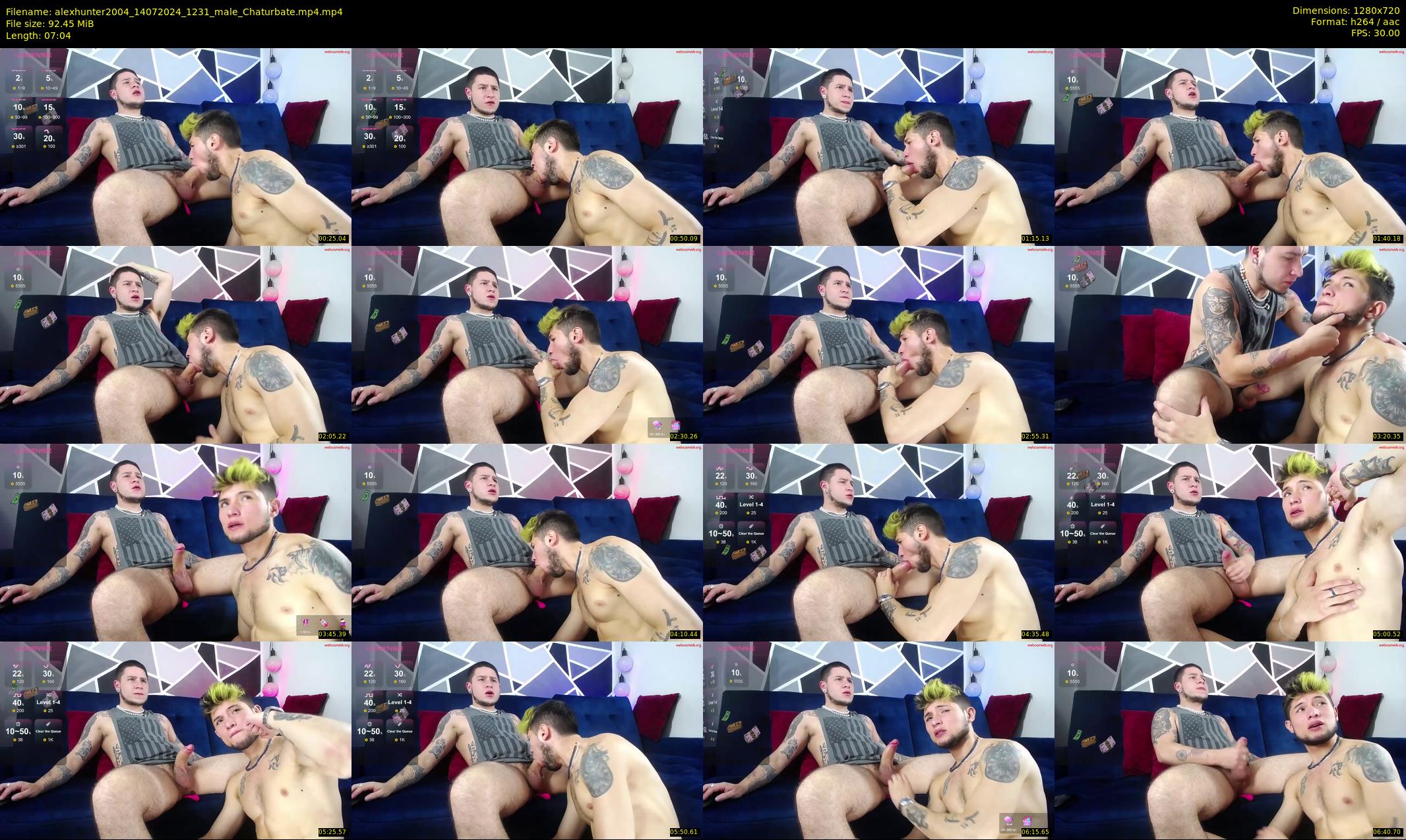 alexhunter2004 — 8 minute Chaturbate male cam show recording, 720p, Jul 14, 2024