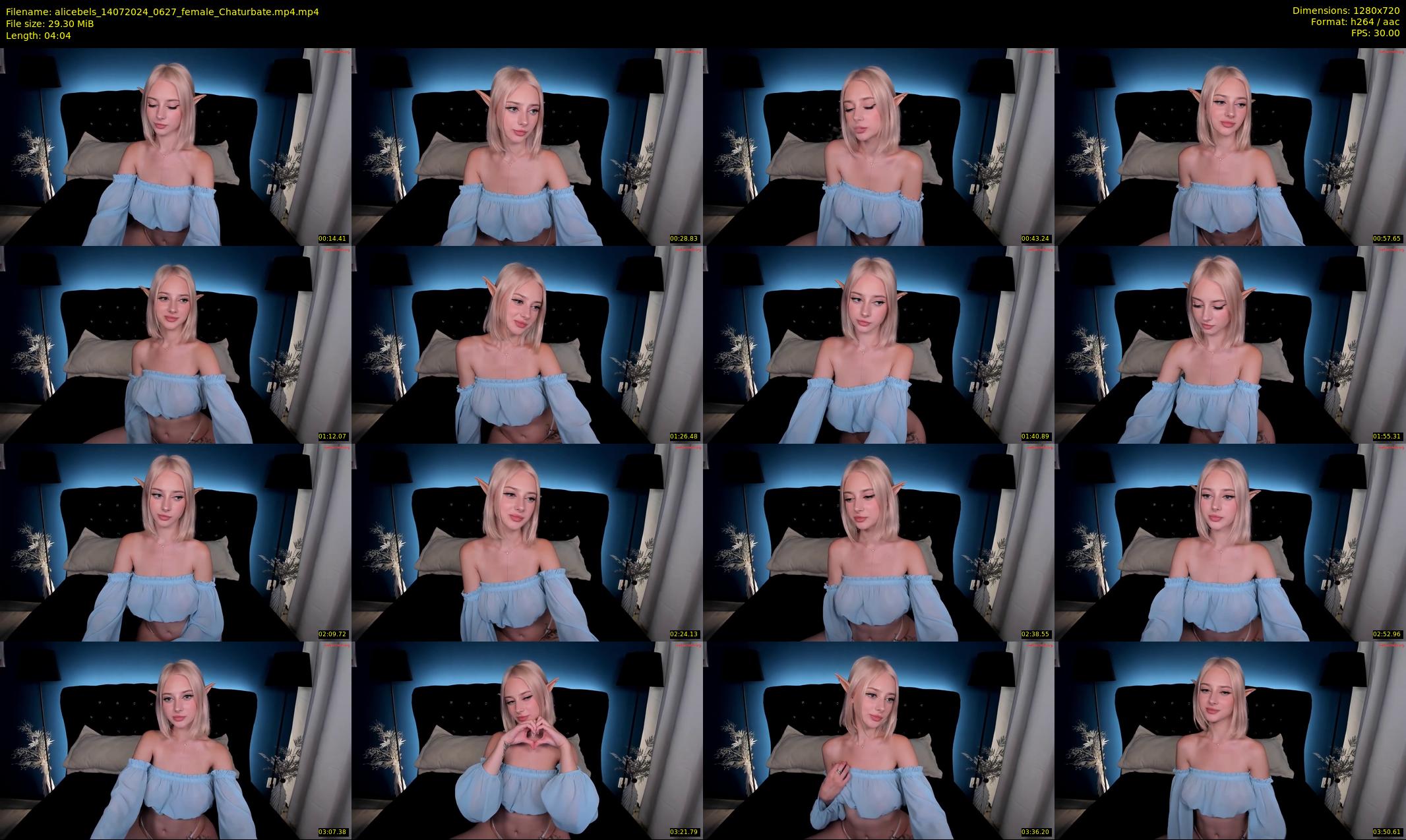 alicebels — 5 minute Chaturbate female cam show recording, 720p, Jul 14, 2024