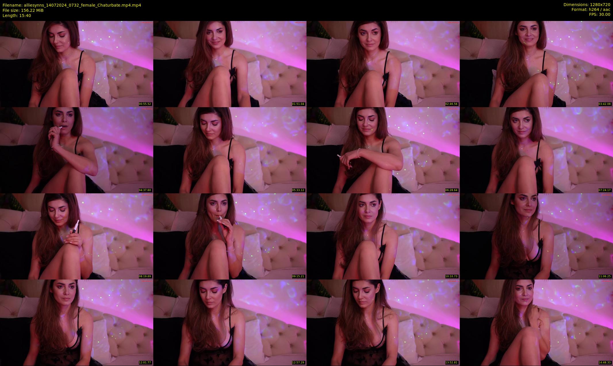 alliesynns — 16 minute Chaturbate female cam show recording, 720p, Jul 14, 2024