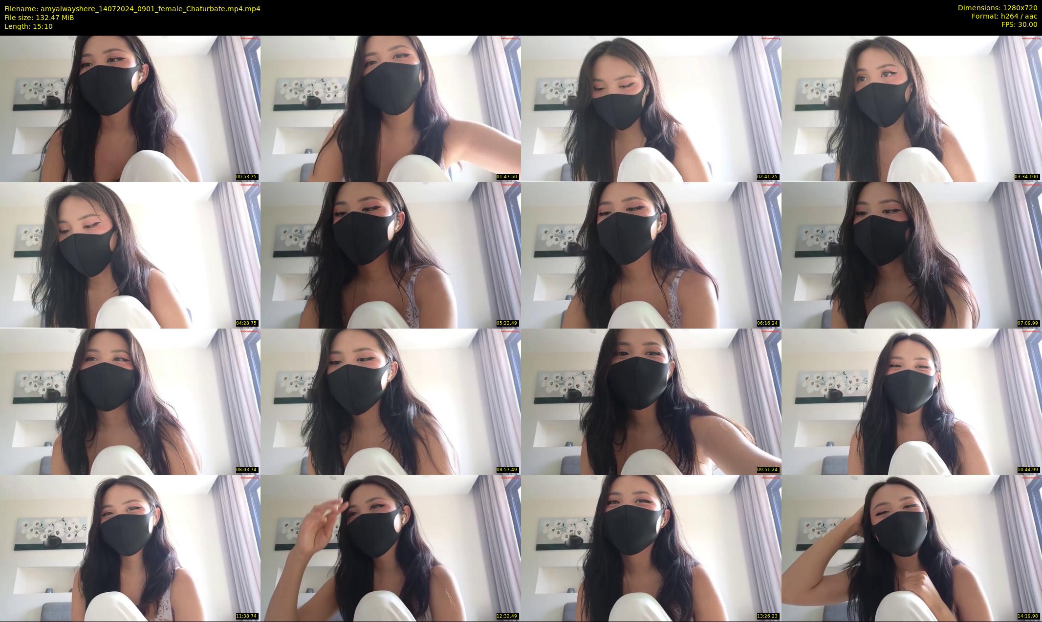 amyalwayshere — 16 minute Chaturbate female cam show recording, 720p, Jul 14, 2024