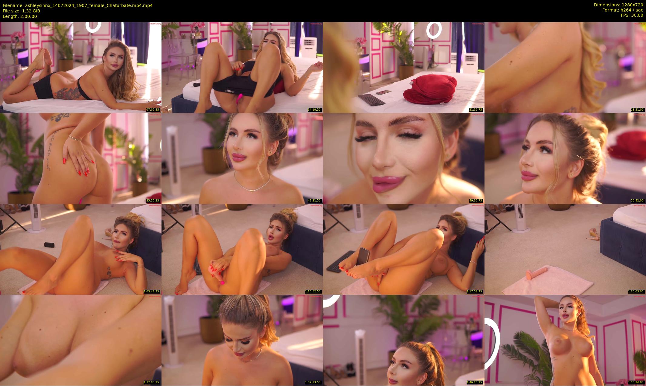 ashleysinnx — 120 minute Chaturbate female cam show recording, 720p, Jul 14, 2024