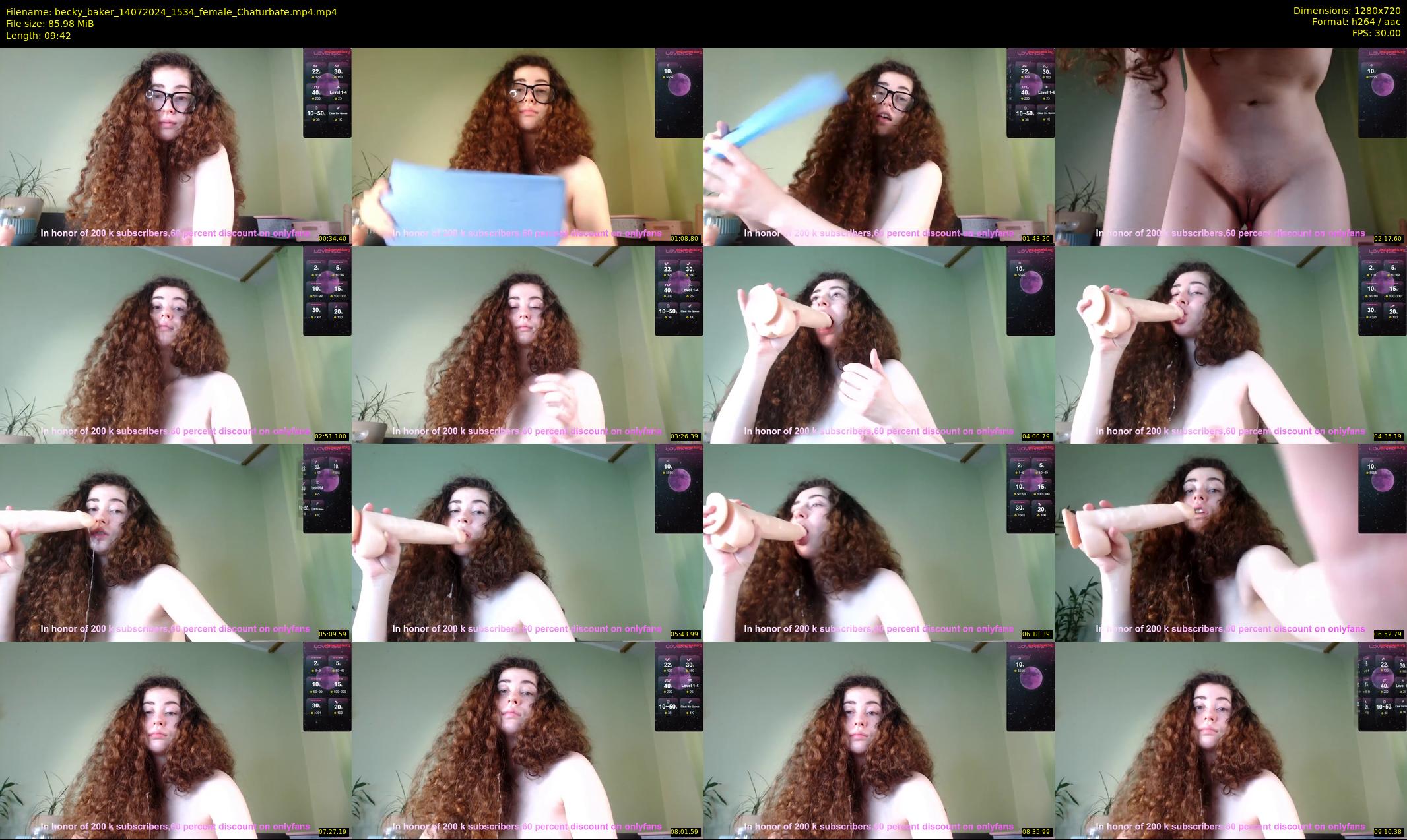 becky_baker — 10 minute Chaturbate female cam show recording, 720p, Jul 14, 2024