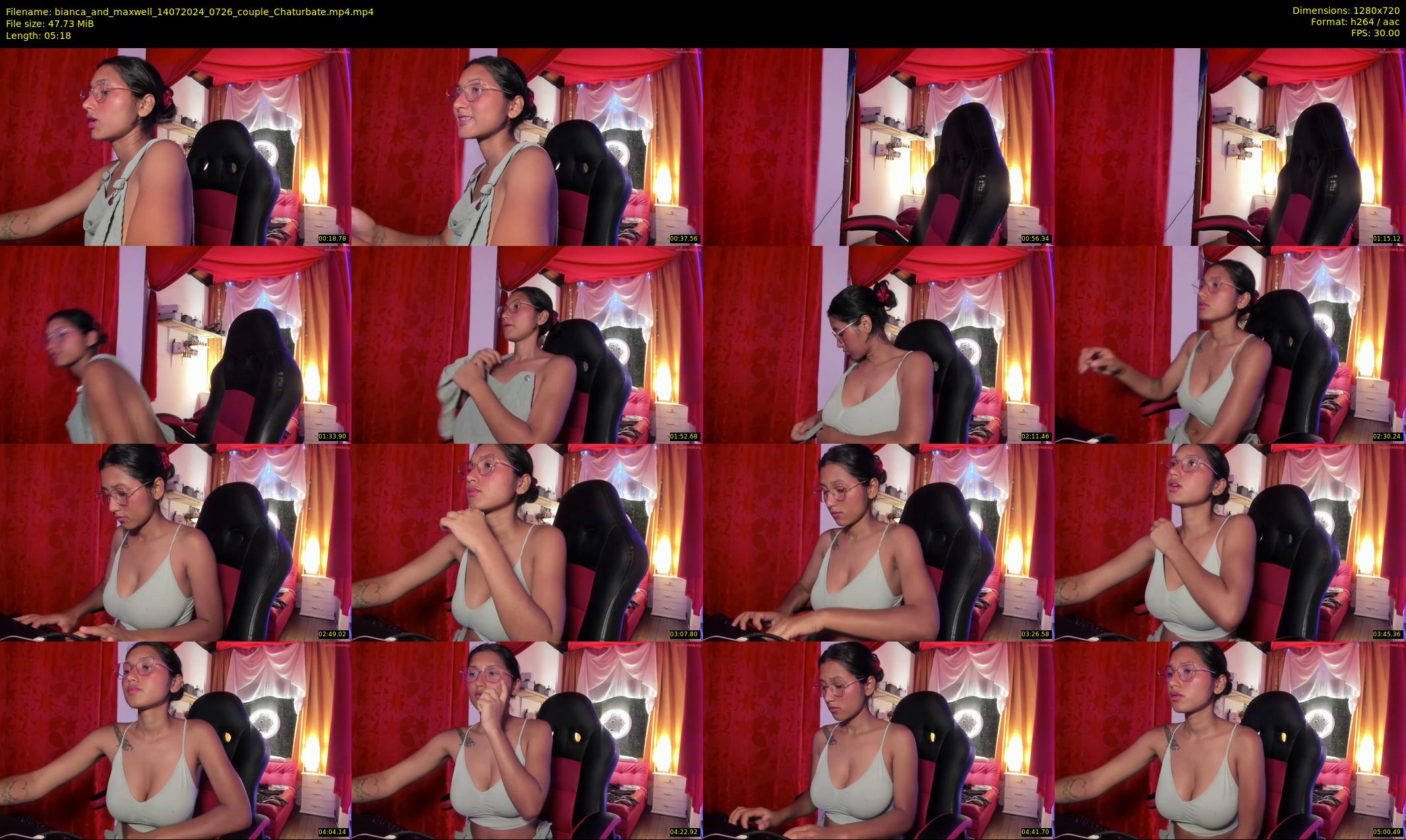 bianca_and_maxwell — 6 minute Chaturbate couple cam show recording, 720p, Jul 14, 2024