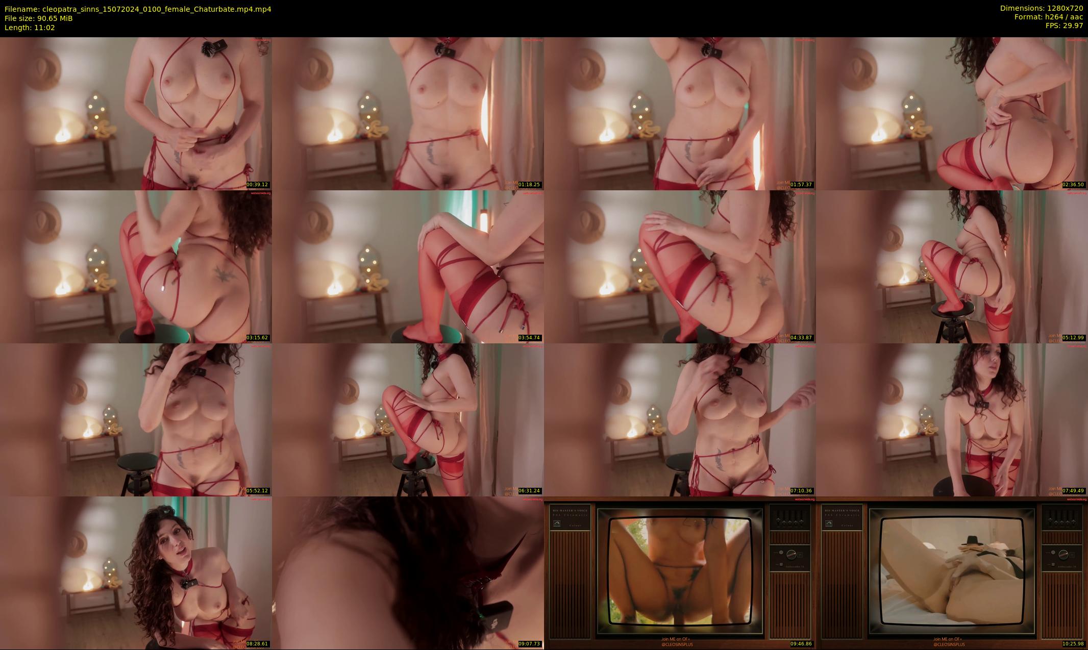 cleopatra_sinns — 12 minute Chaturbate female cam show recording, 720p, Jul 15, 2024