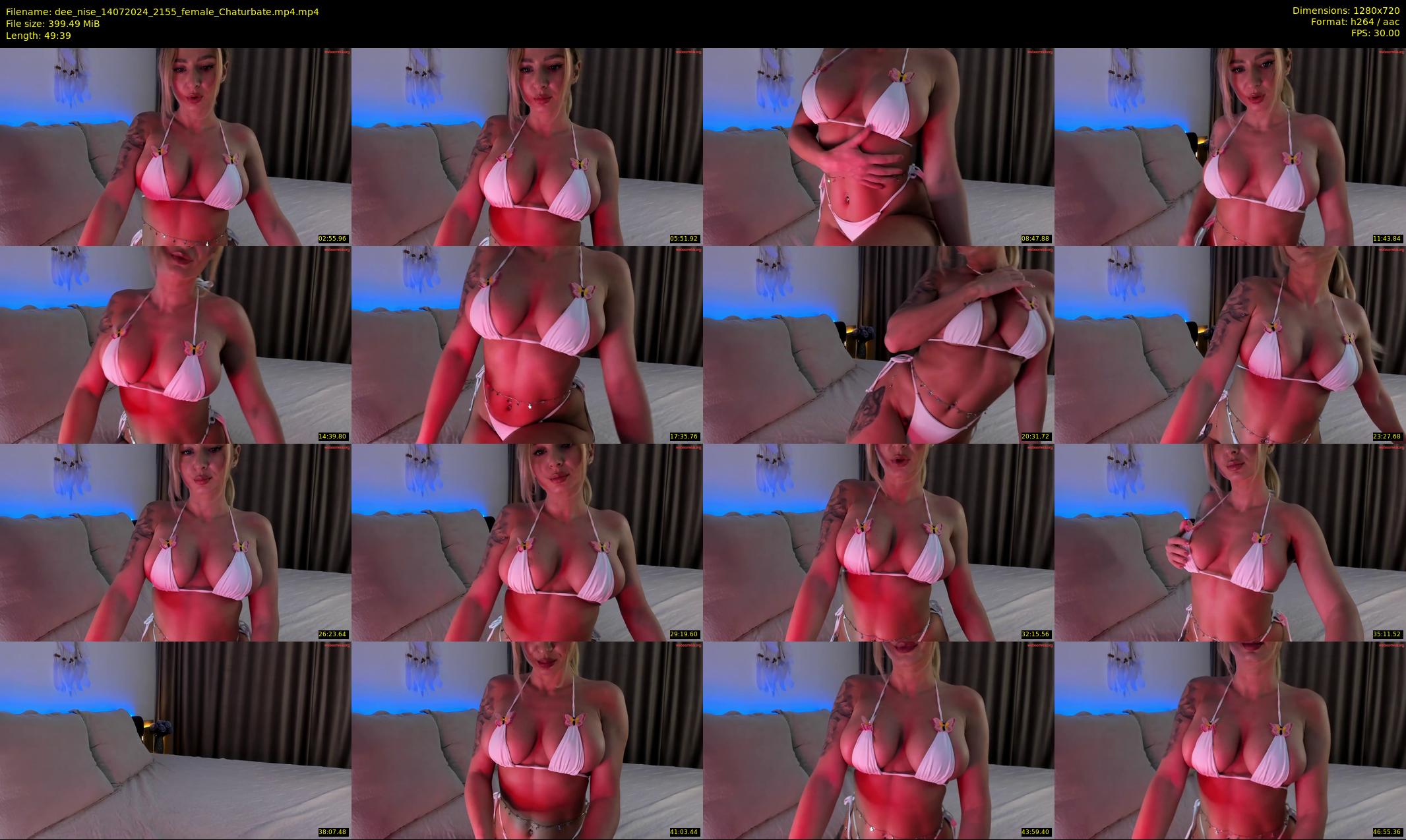 dee_nise — 50 minute Chaturbate female cam show recording, 720p, Jul 14, 2024