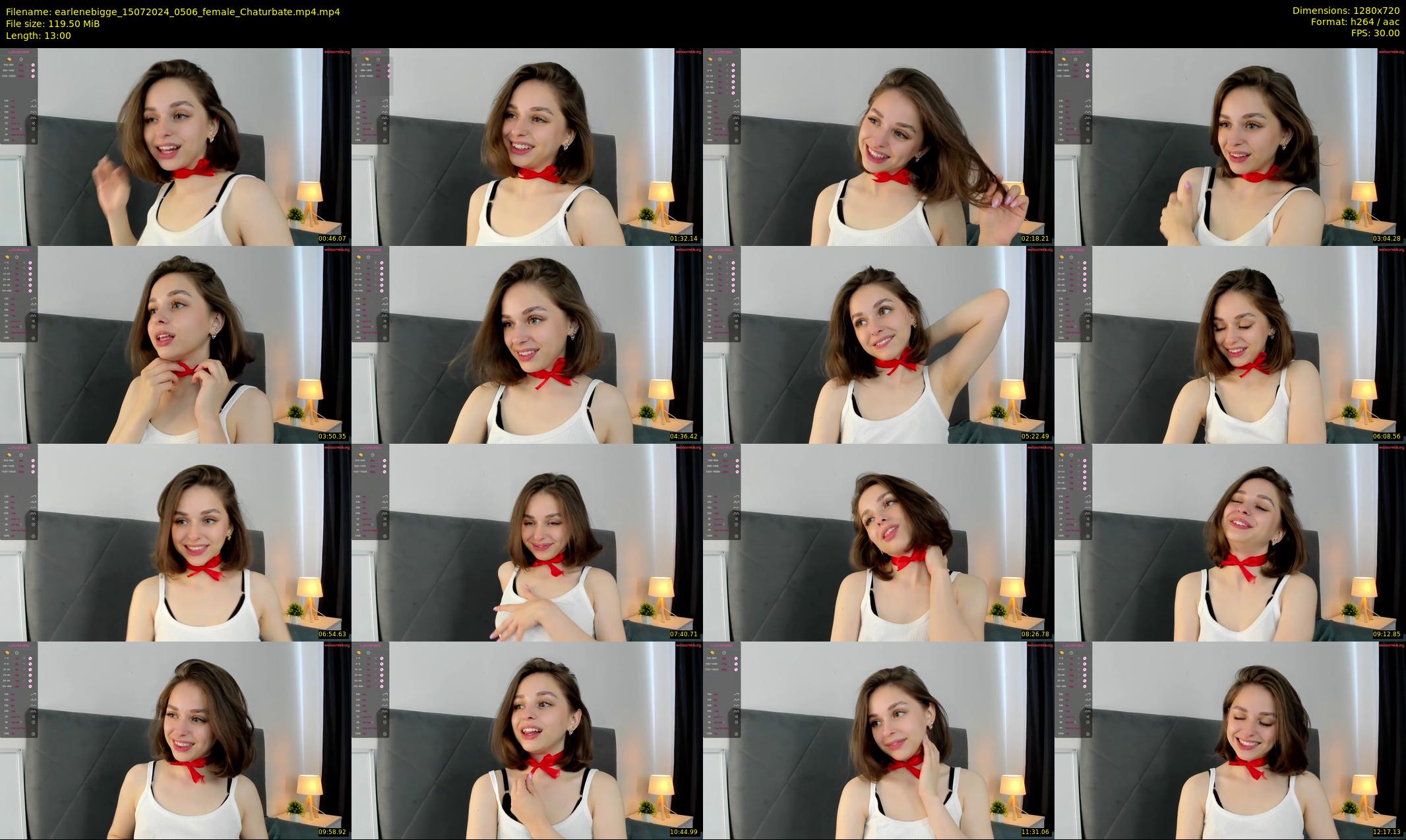 earlenebigge — 13 minute Chaturbate female cam show recording, 720p, Jul 15, 2024