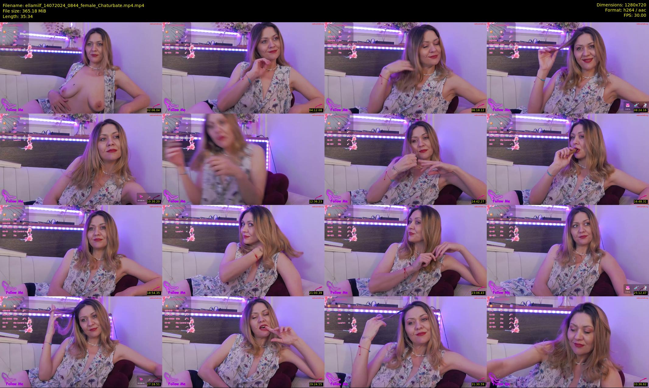 ellamilf — 36 minute Chaturbate female cam show recording, 720p, Jul 14, 2024