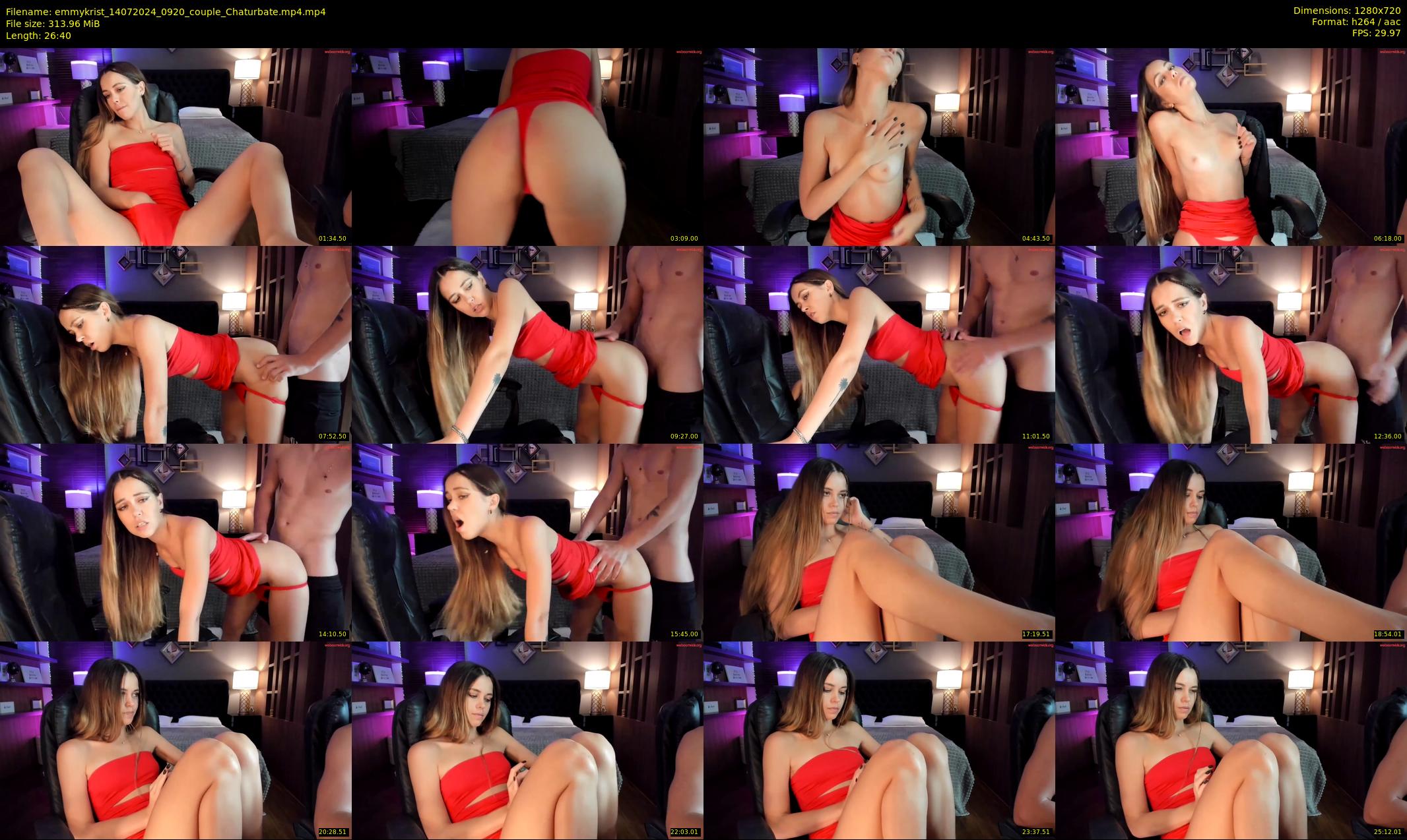 emmykrist — 27 minute Chaturbate couple cam show recording, 720p, Jul 14, 2024