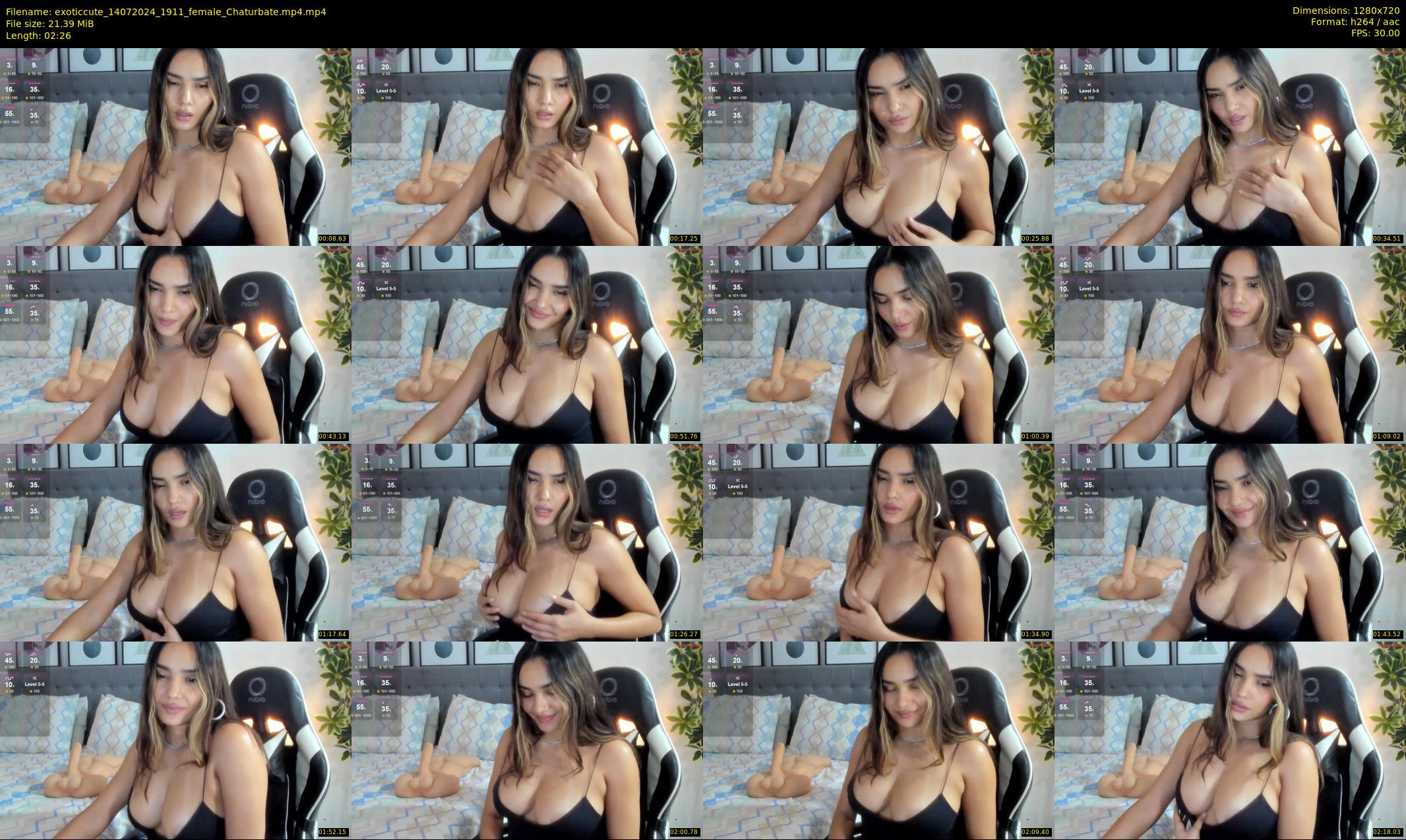 exoticcute — 3 minute Chaturbate female cam show recording, 720p, Jul 14, 2024